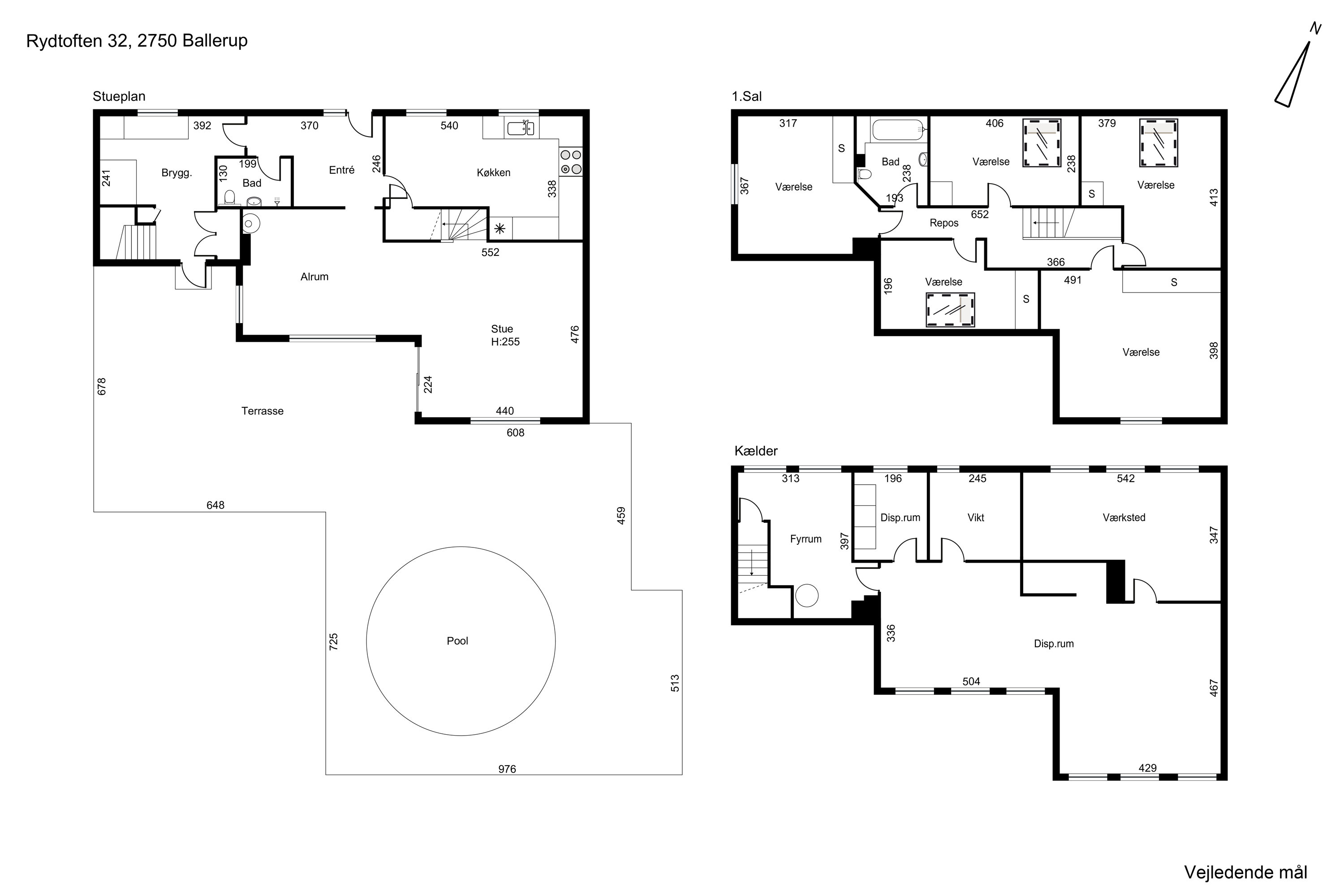 Plantegninger billede af Rydtoften 32, 2750 Ballerup
