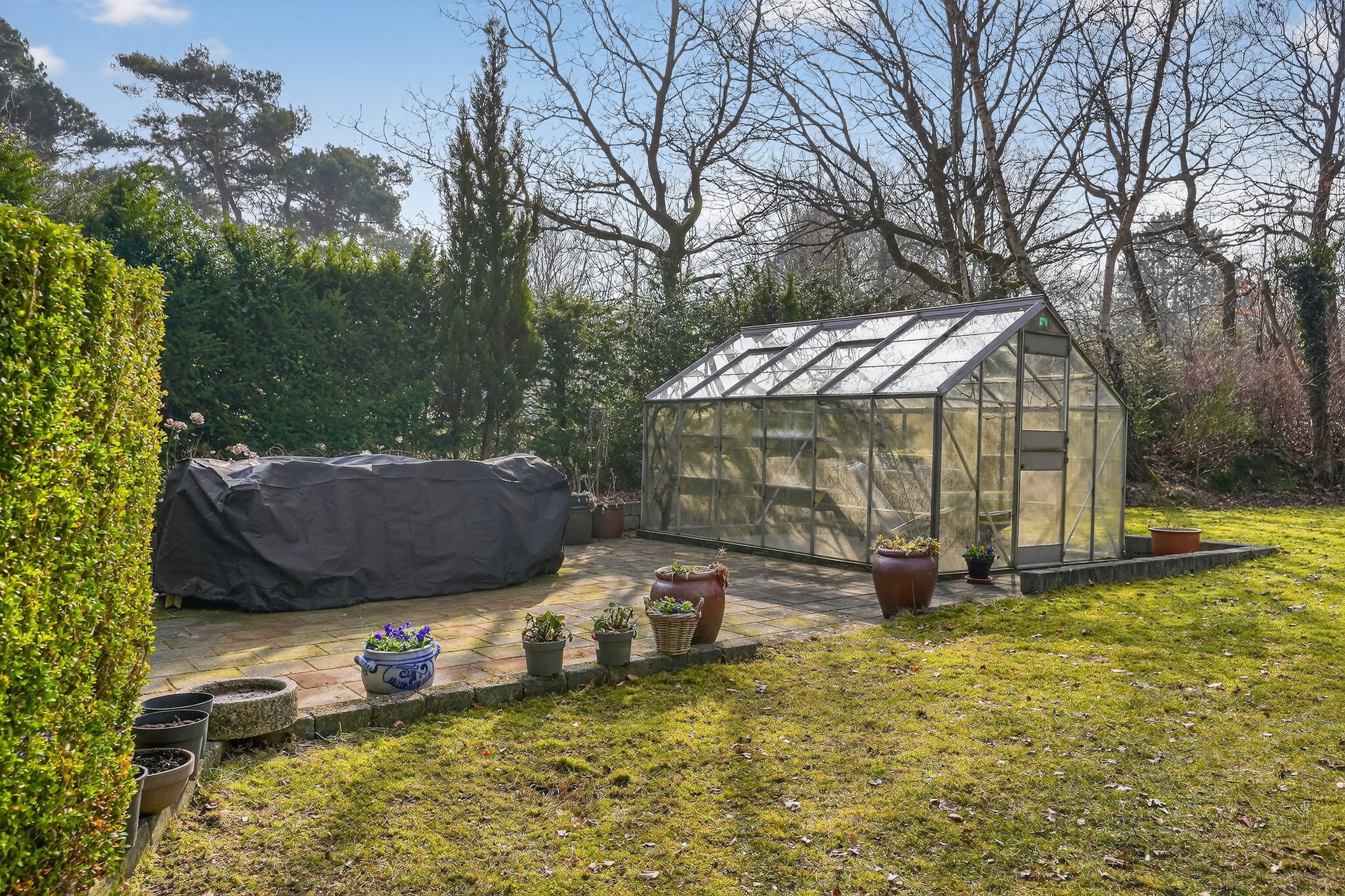 Fremhævet terrasse billede i fuldskærmstilstand. Billede af Elmebakken 8, Gadevang, 3400 Hillerød