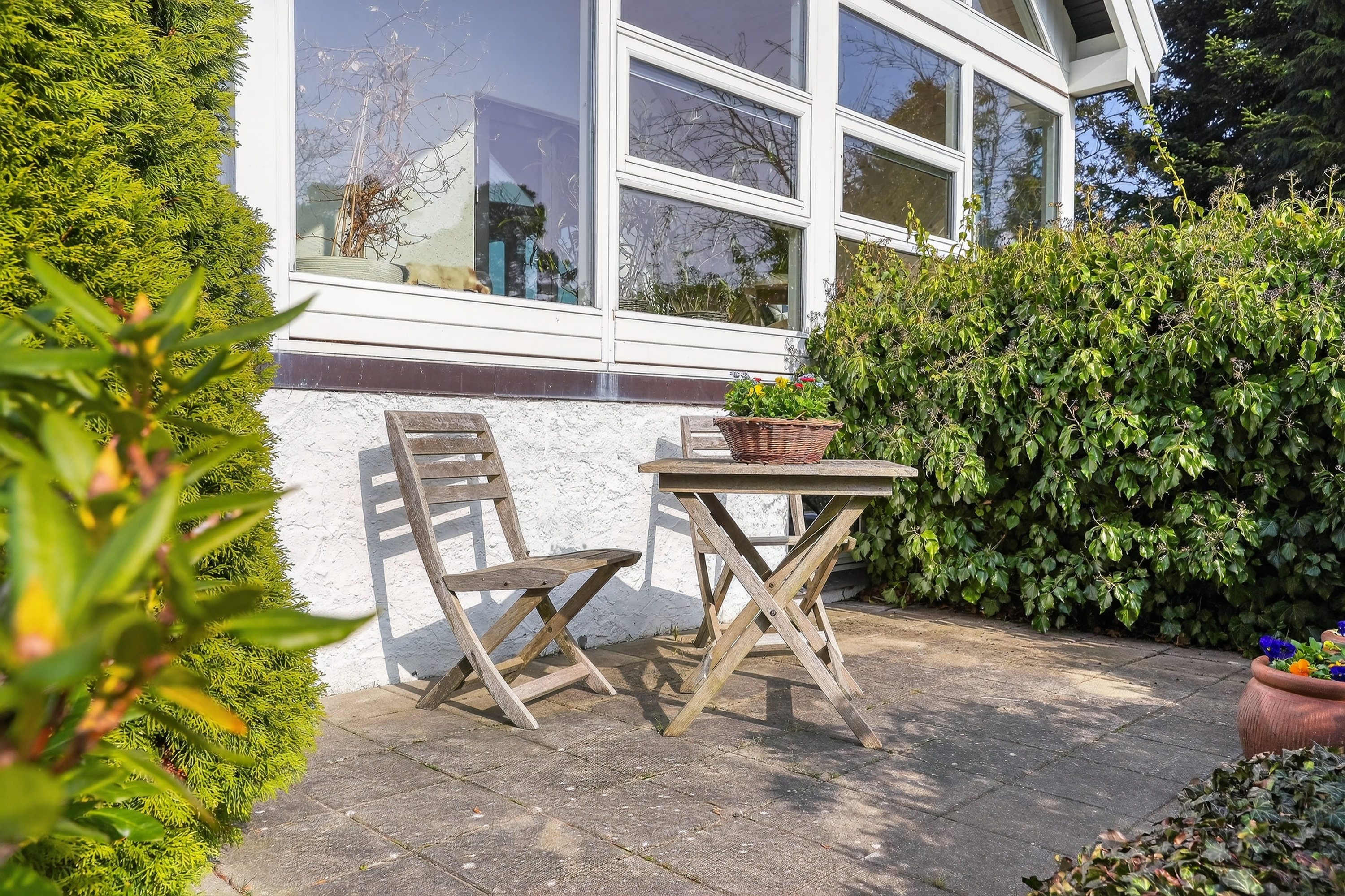 Fremhævet terrasse billede i fuldskærmstilstand. Billede af Elmebakken 8, Gadevang, 3400 Hillerød