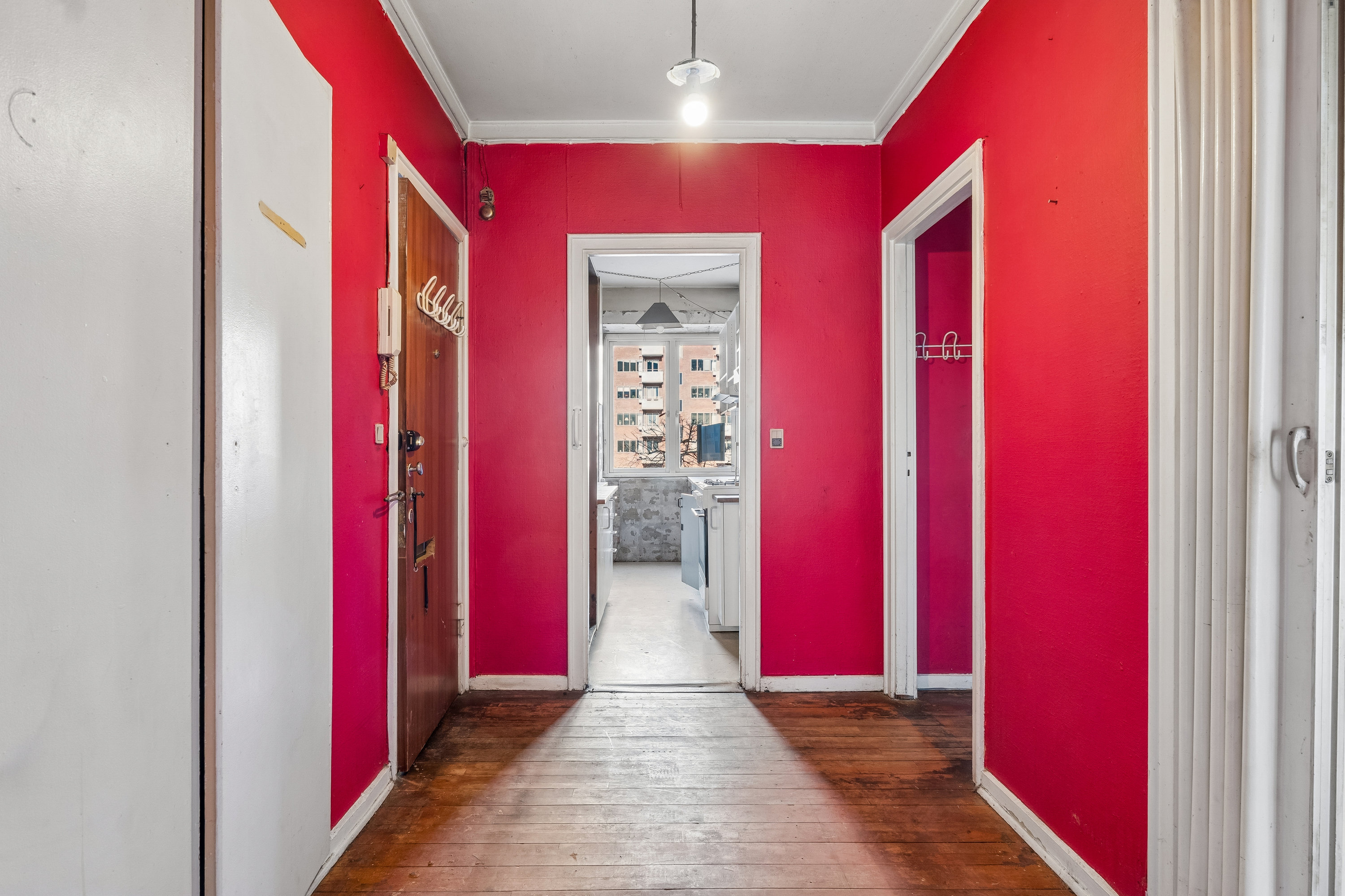 Fremhævet gang billede i fuldskærmstilstand. Billede af Ved Volden 3, 1. tv., 1425 København K