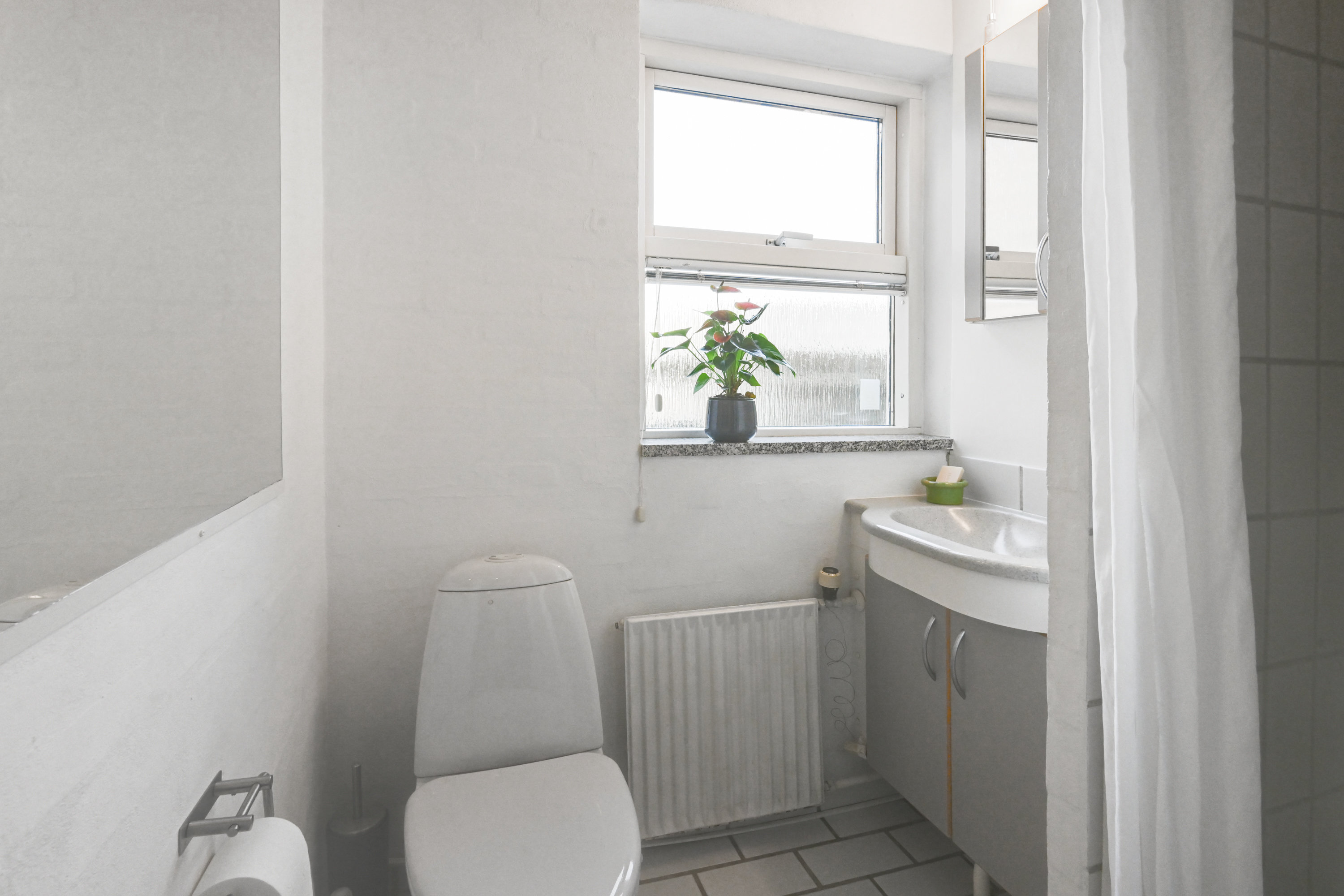 Fremhævet toilet billede i fuldskærmstilstand. Billede af Soldraget 34, 3460 Birkerød