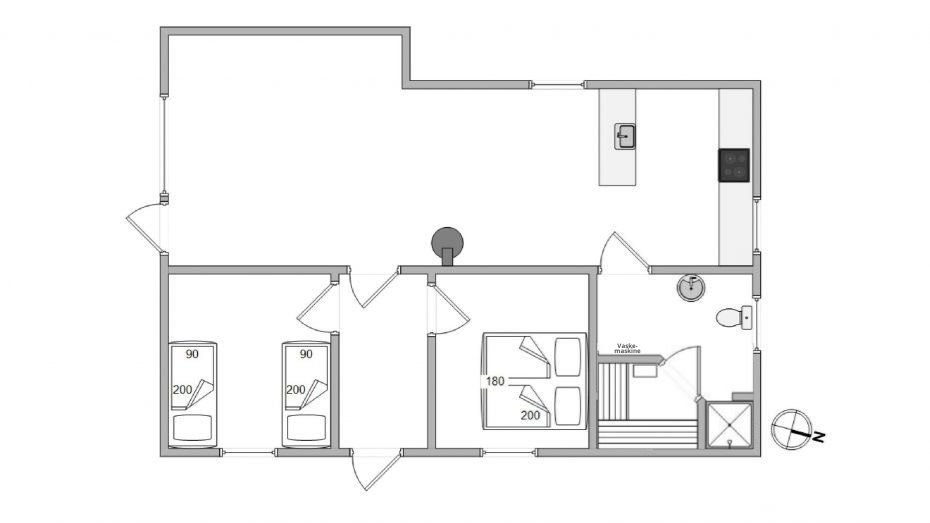 Plantegninger billede af Stormgade 56, 6960 Hvide Sande
