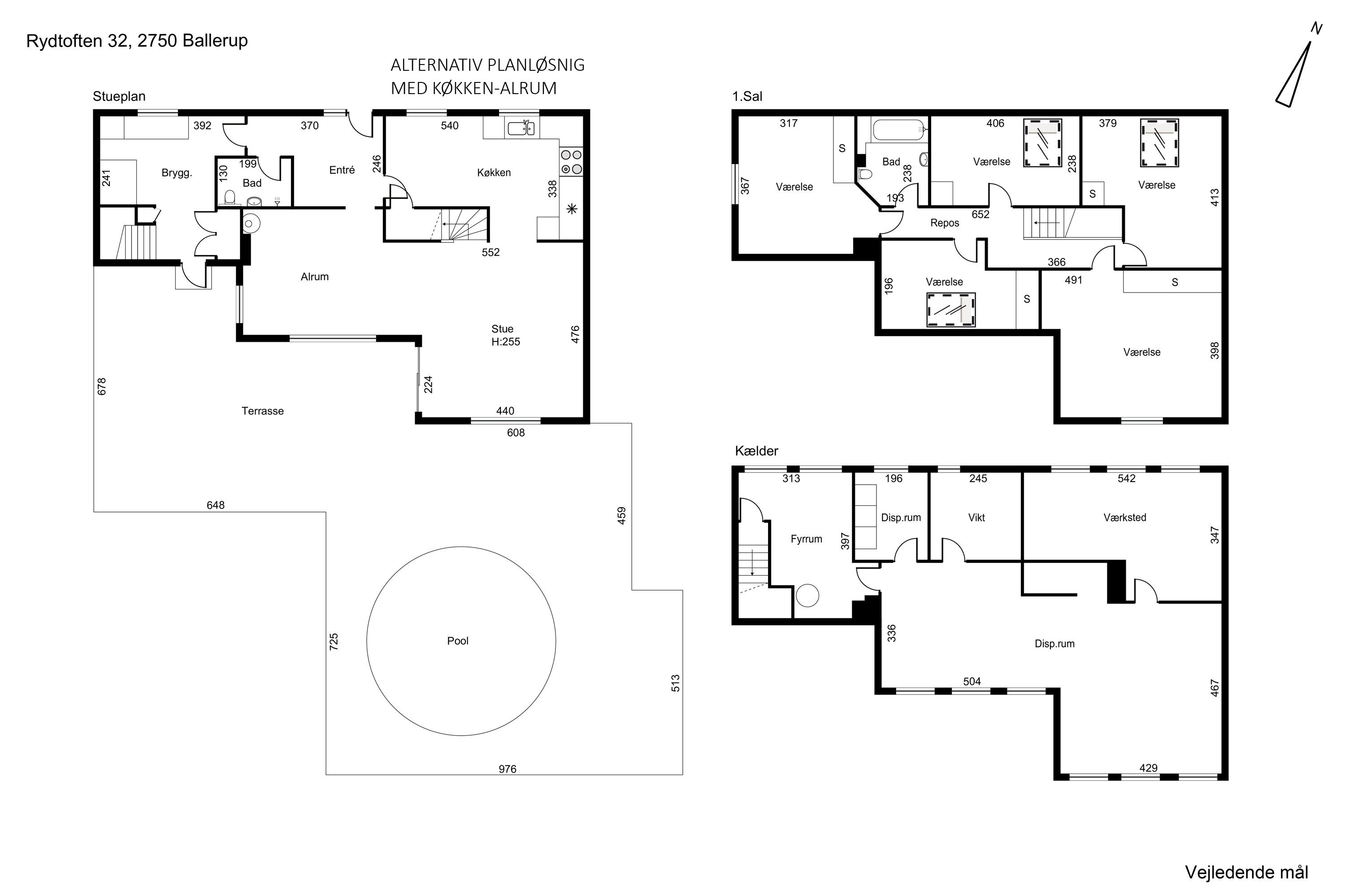 Plantegninger billede af Rydtoften 32, 2750 Ballerup