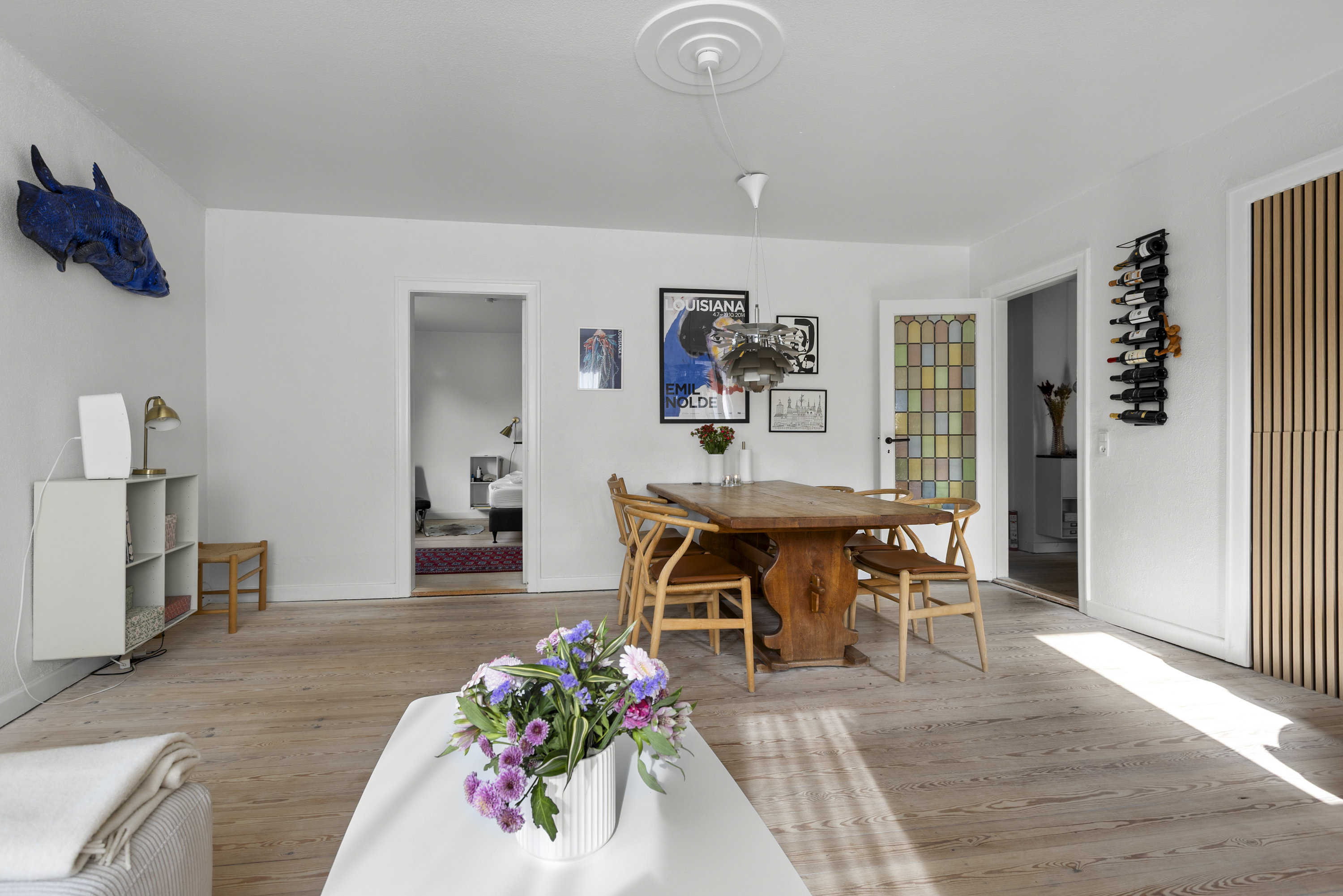 Fremhævet stue billede i fuldskærmstilstand. Billede af Helligkorsvej 18B, 1. tv., 4000 Roskilde