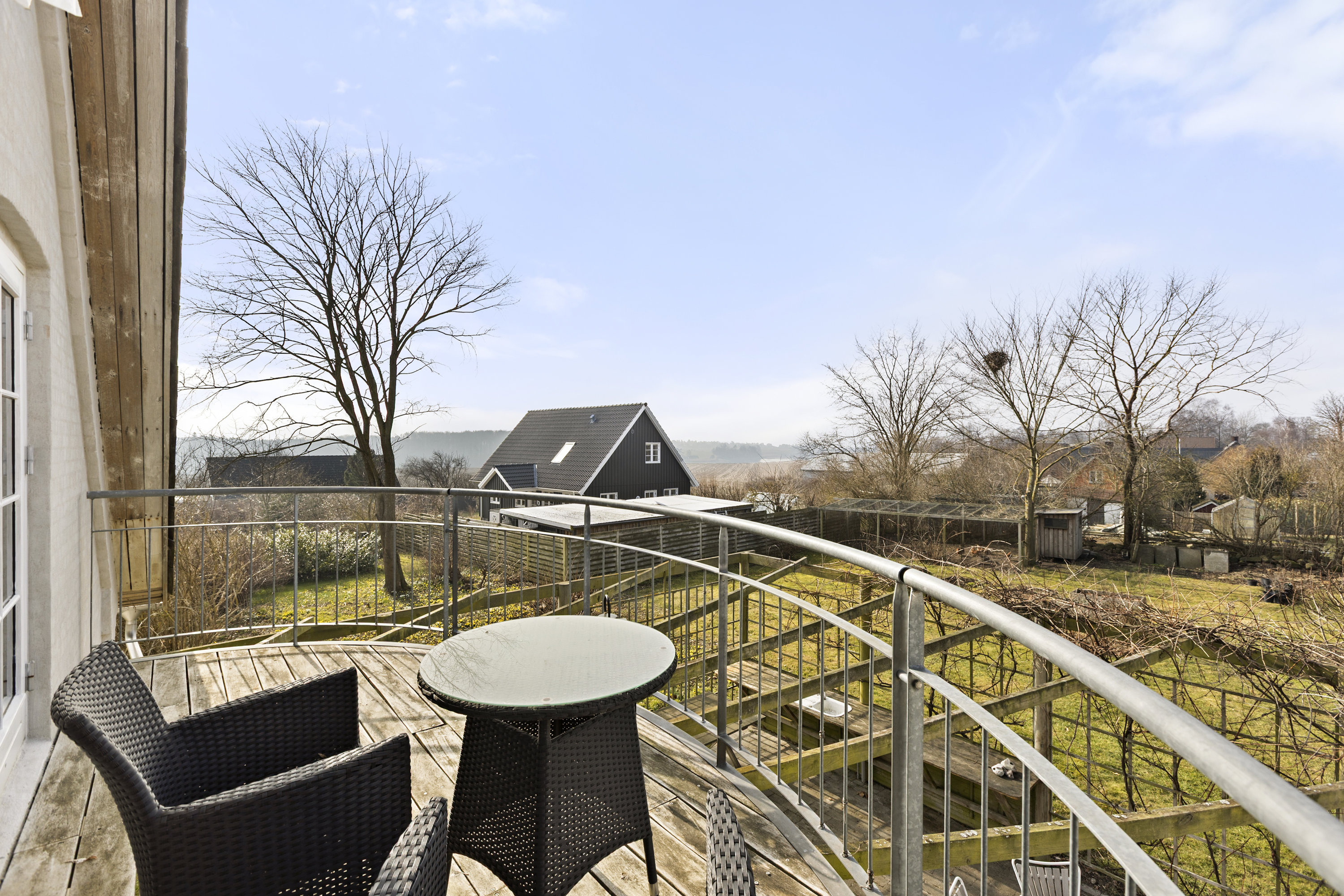 Fremhævet altan billede i fuldskærmstilstand. Billede af Nordvejen 3, Vellerup, 4050 Skibby