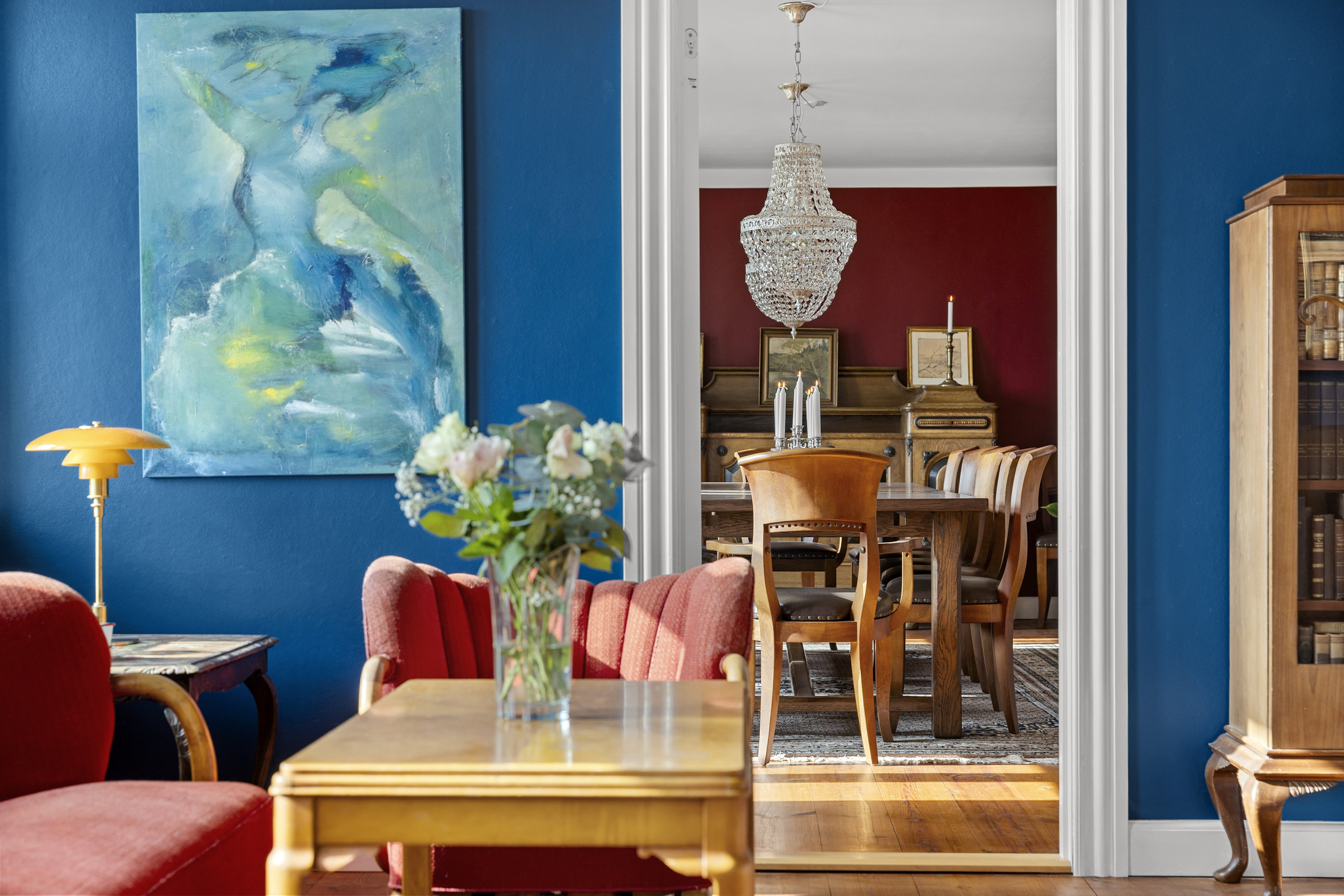 Fremhævet stue billede i fuldskærmstilstand. Billede af Nordvejen 3, Vellerup, 4050 Skibby