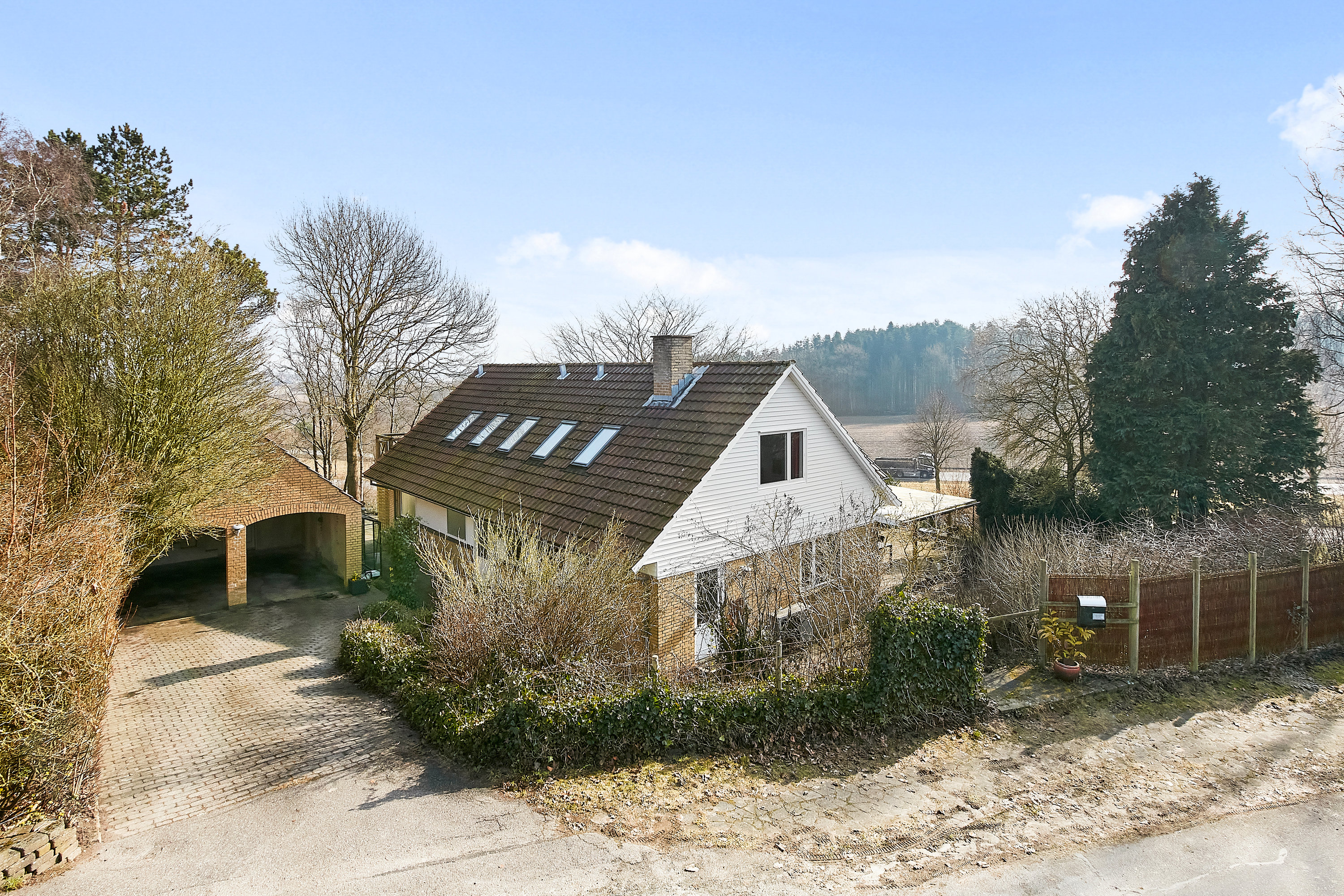 Villa: Facade på Grønbjergvej 2, 8700 Horsens