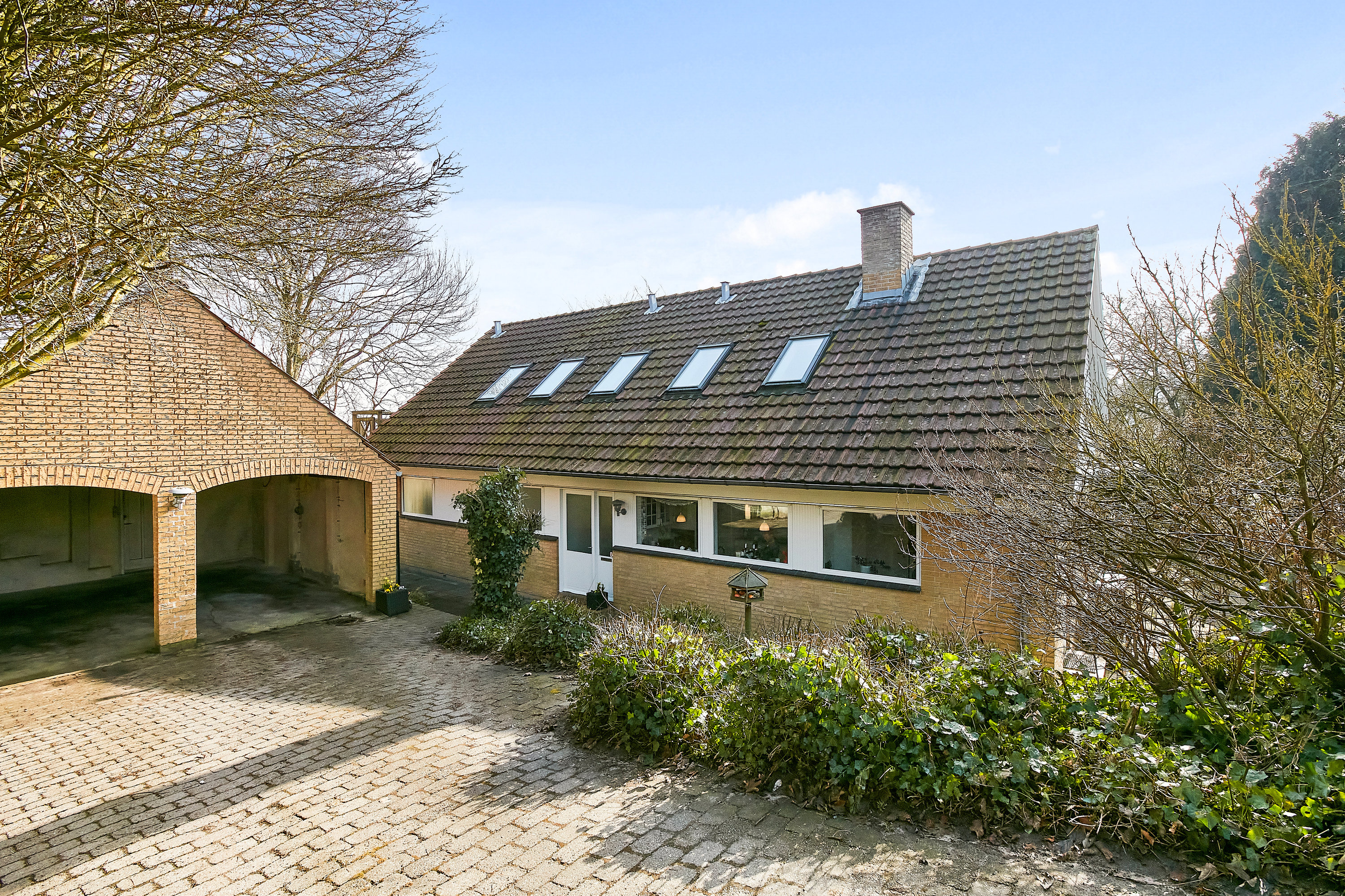 Fremhævet facade billede i fuldskærmstilstand. Billede af Grønbjergvej 2, 8700 Horsens