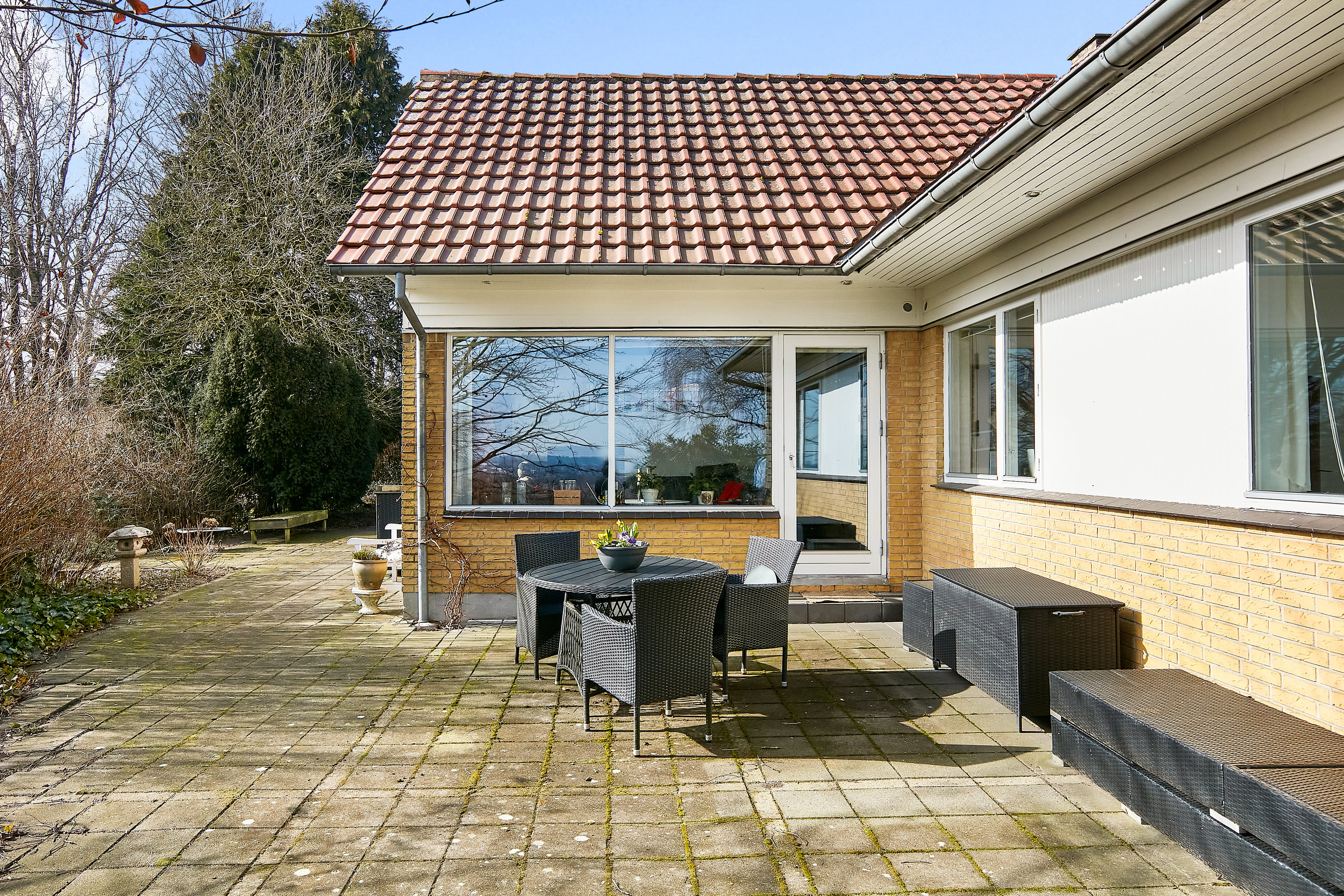 Fremhævet terrasse billede i fuldskærmstilstand. Billede af Grønbjergvej 2, 8700 Horsens