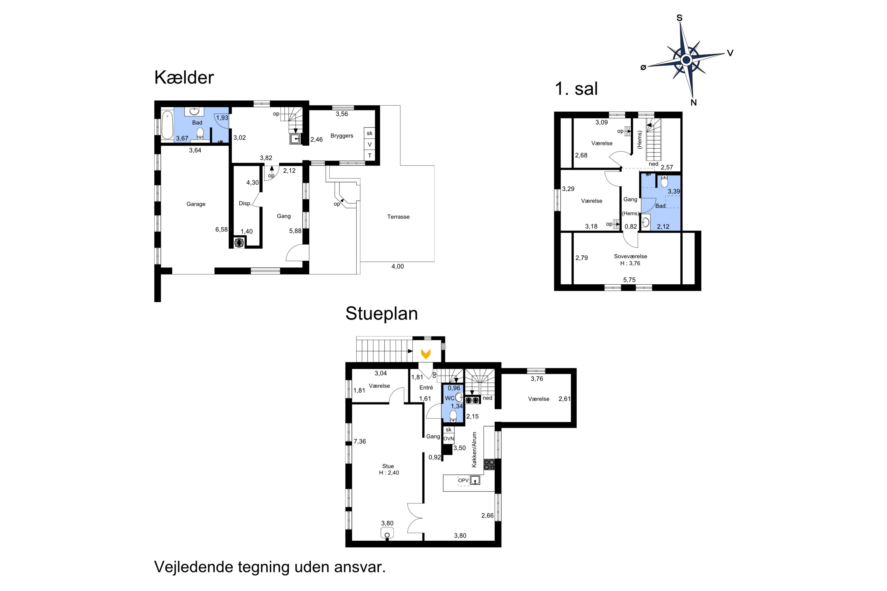 Plantegninger billede af Vesterløkke 24, 6091 Bjert
