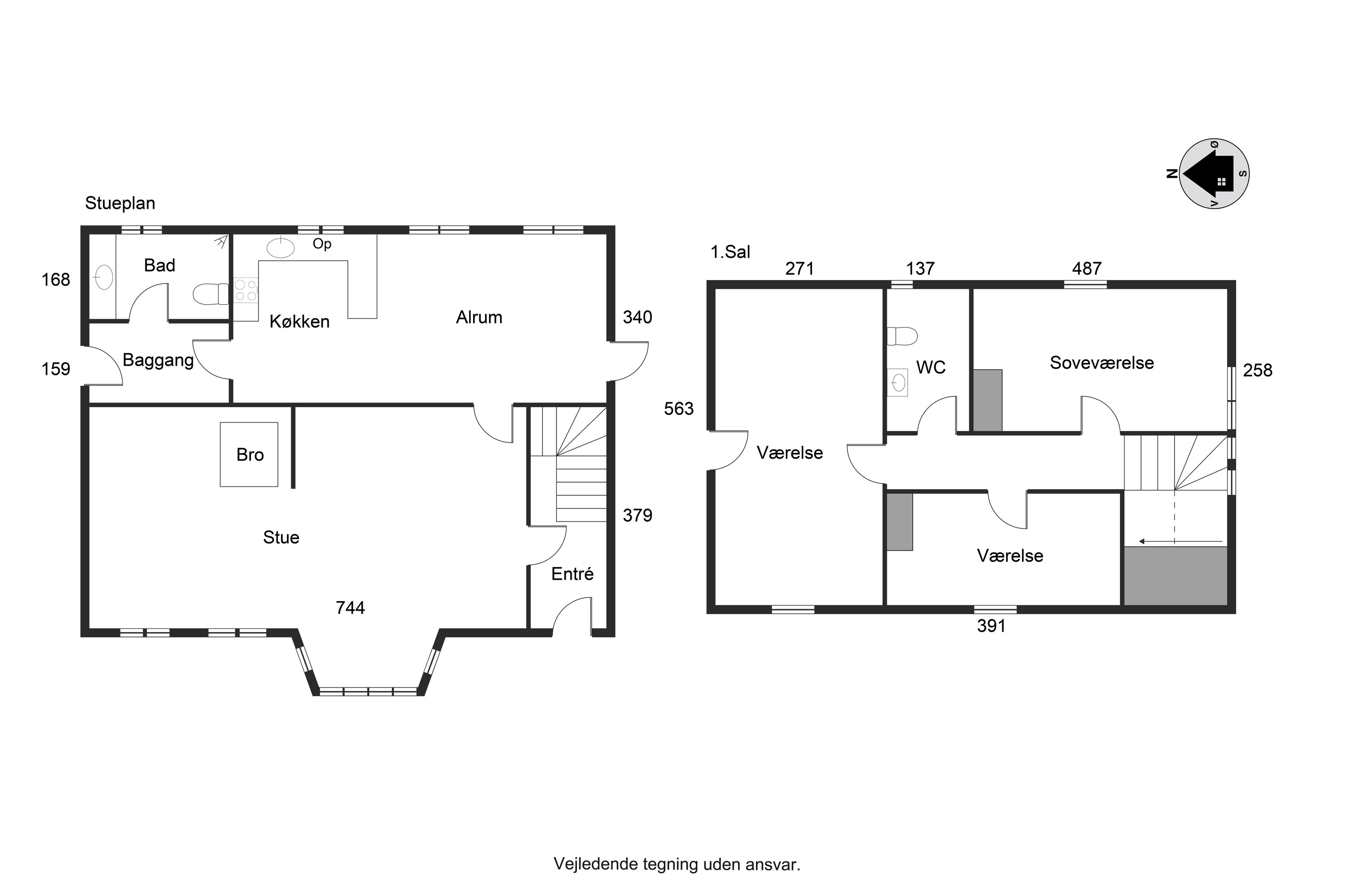 Plantegninger billede af Lovbyvej 85, 8700 Horsens