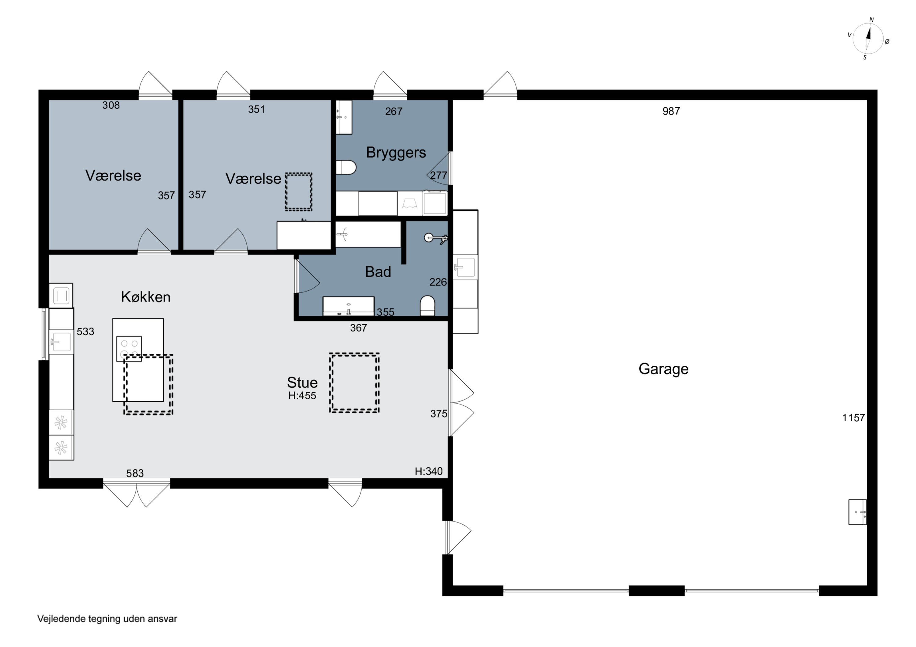 Plantegninger billede af Snedstedvej 124, 7752 Snedsted