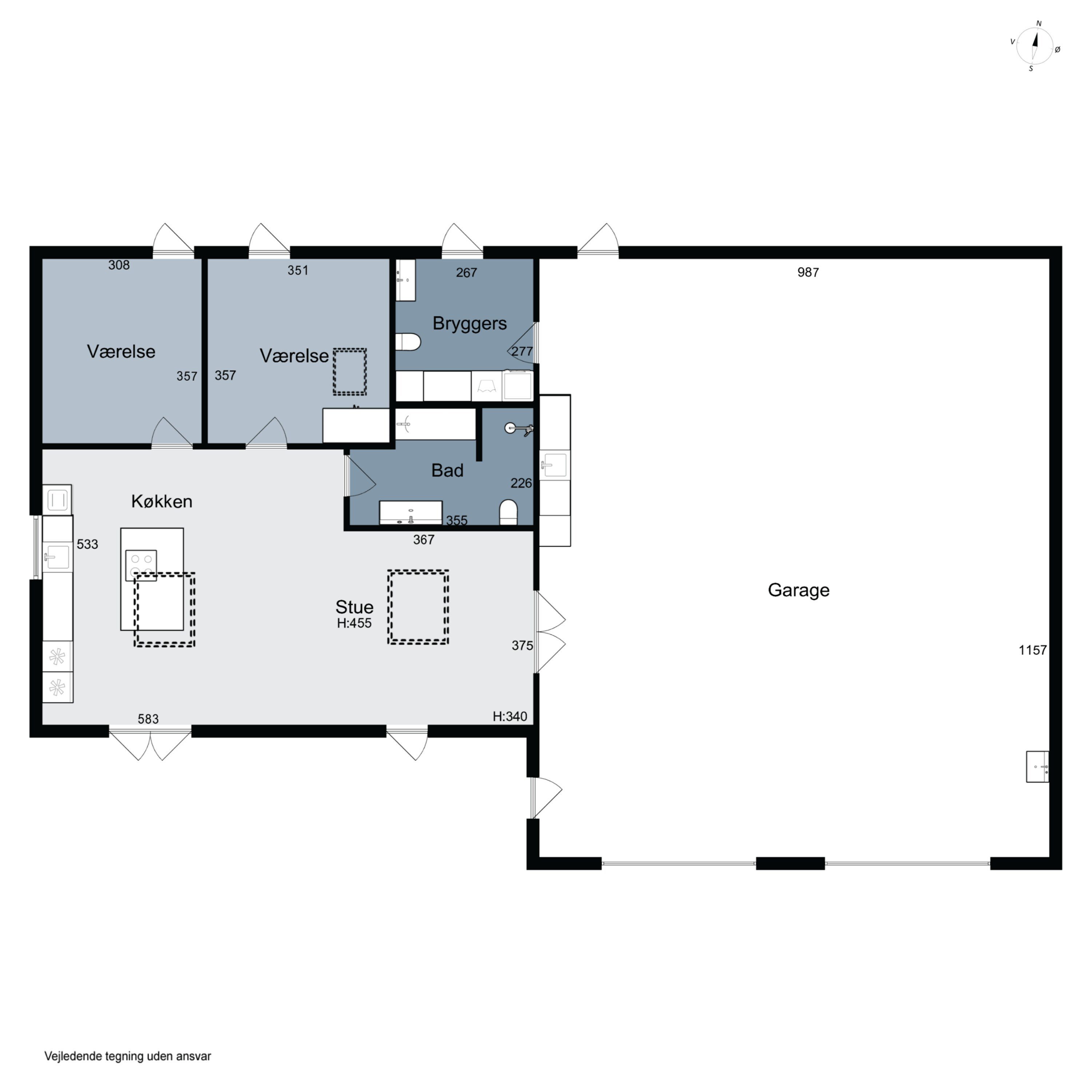 Plantegninger billede af Snedstedvej 124, 7752 Snedsted