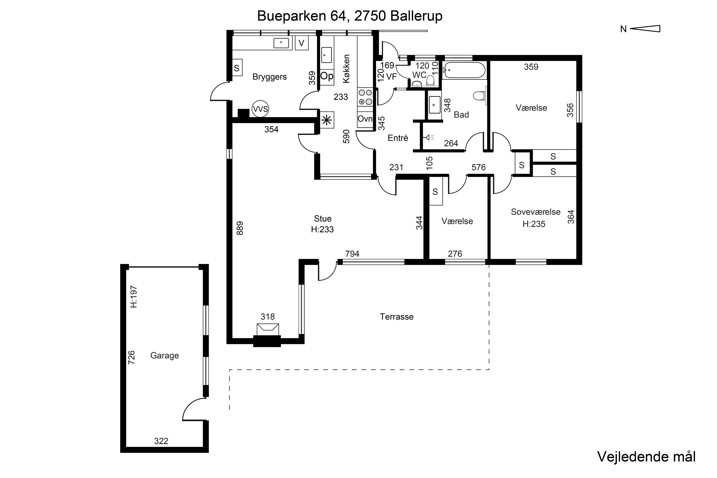 Plantegninger billede af Bueparken 64, 2750 Ballerup