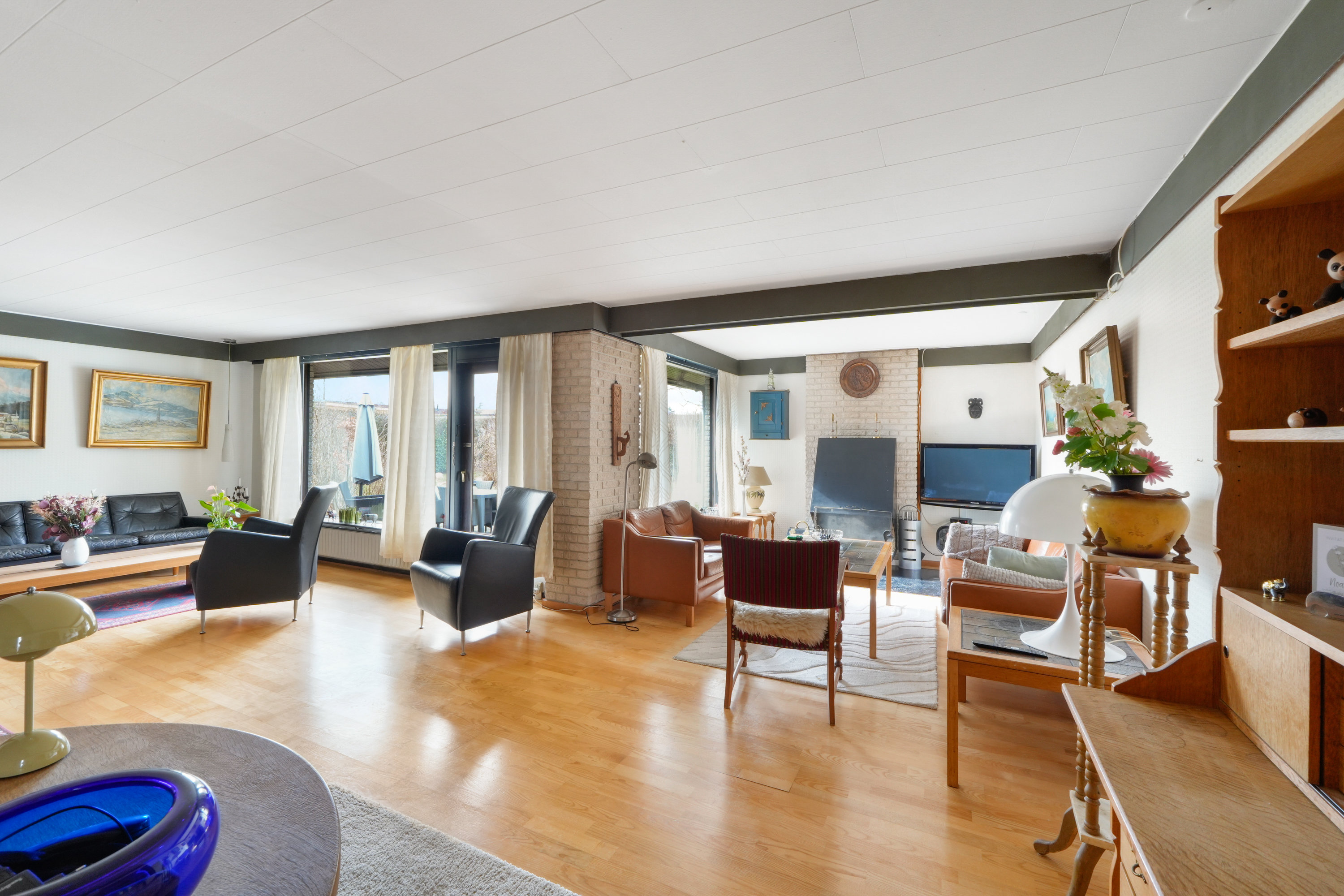 Fremhævet stue billede i fuldskærmstilstand. Billede af Bueparken 64, 2750 Ballerup