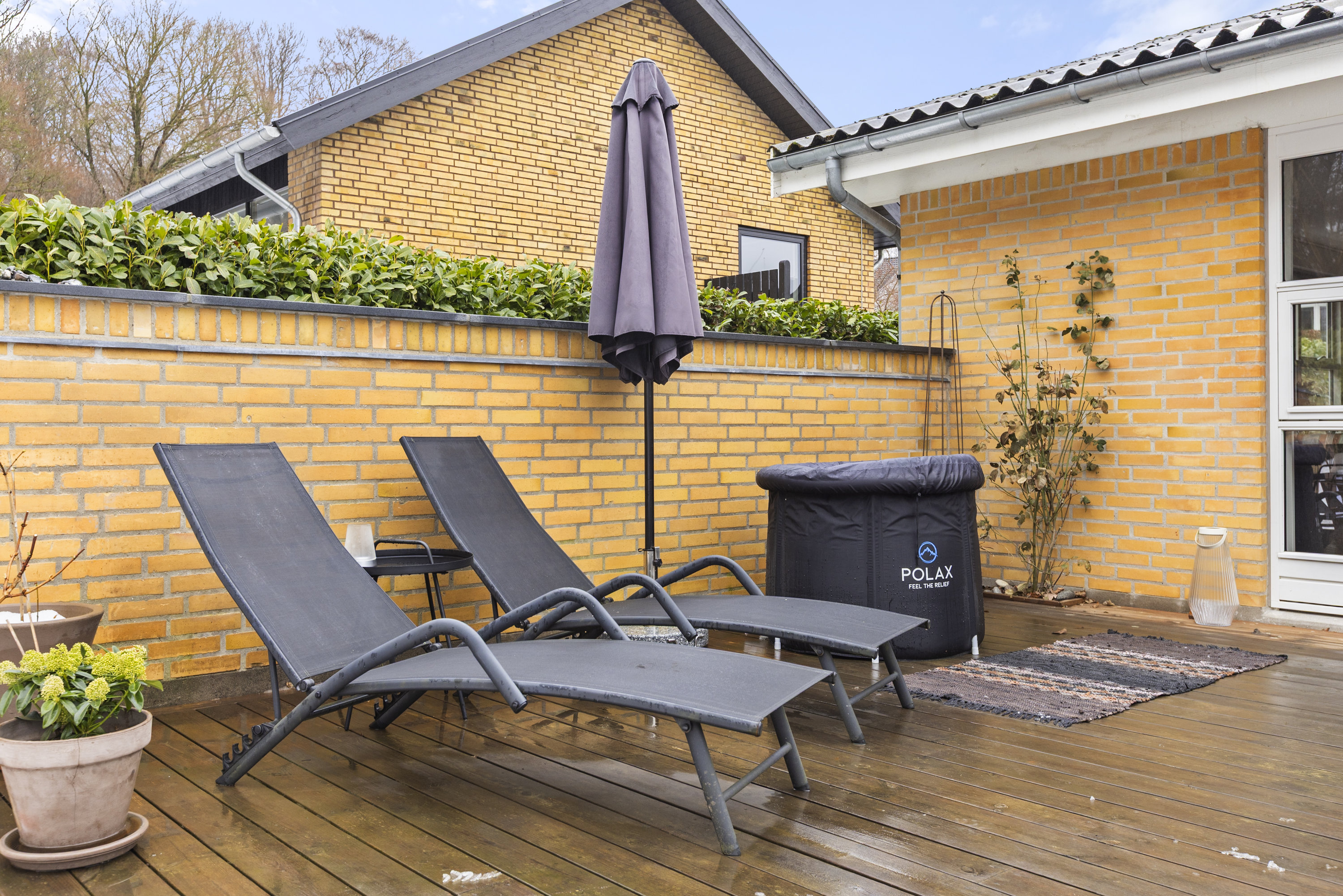 Fremhævet terrasse billede i fuldskærmstilstand. Billede af Granlystien 23, 4400 Kalundborg