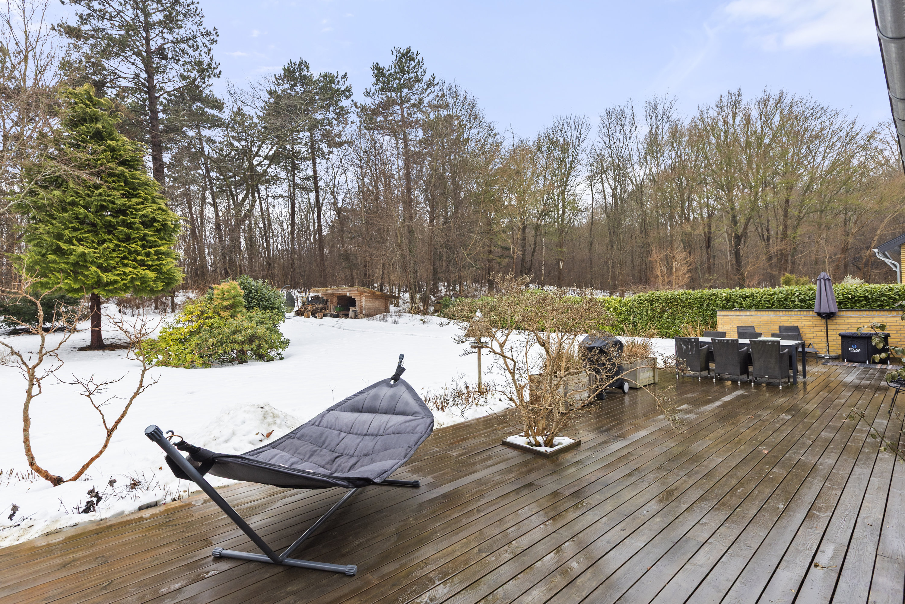 Fremhævet terrasse billede i fuldskærmstilstand. Billede af Granlystien 23, 4400 Kalundborg