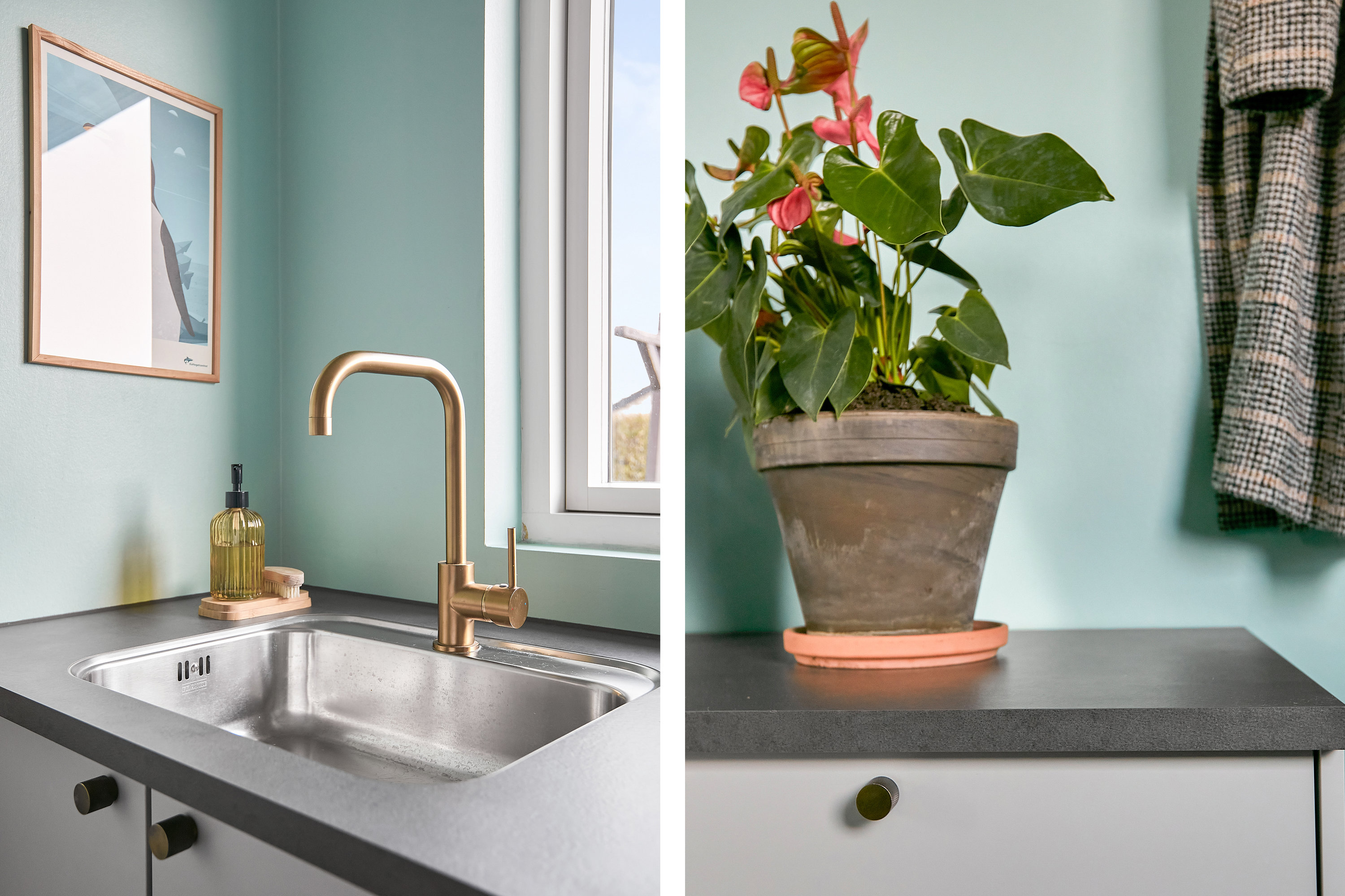 Fremhævet detaljer - bryggers billede i fuldskærmstilstand. Billede af Krokusvej 77, Tyrsted, 8700 Horsens