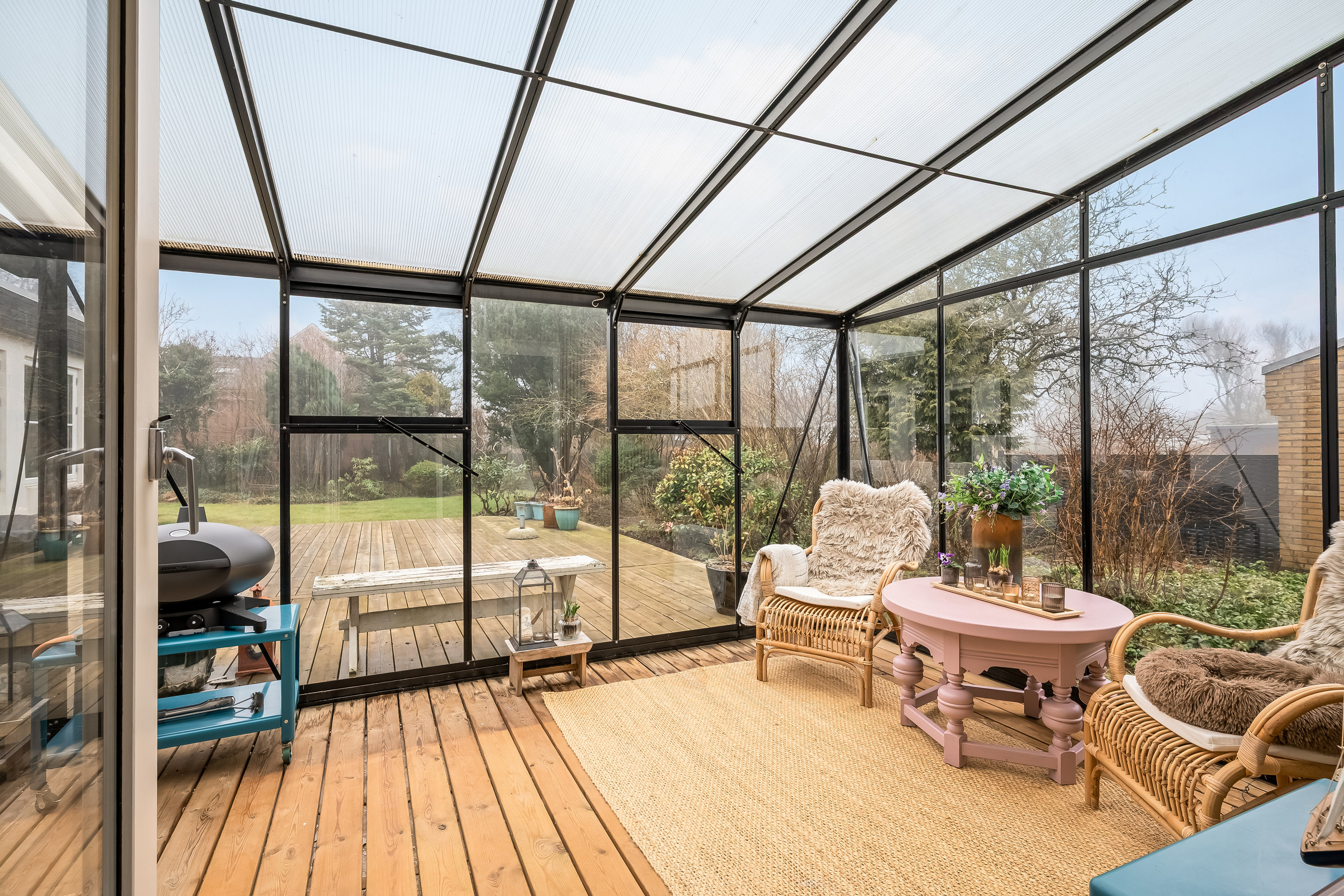 Fremhævet udestue billede i fuldskærmstilstand. Billede af Stenshøj 3, 6950 Ringkøbing