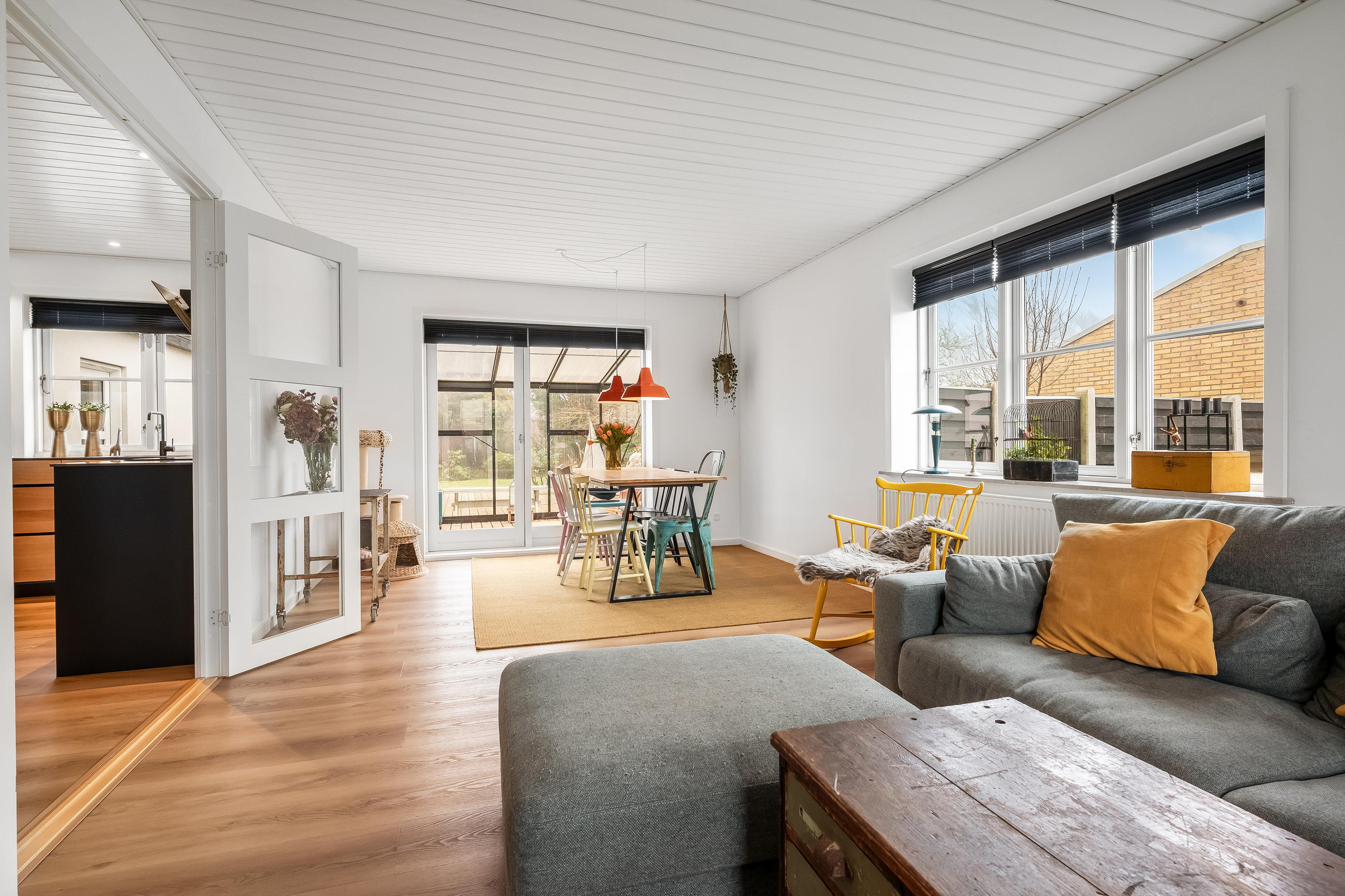 Fremhævet stue billede i fuldskærmstilstand. Billede af Stenshøj 3, 6950 Ringkøbing