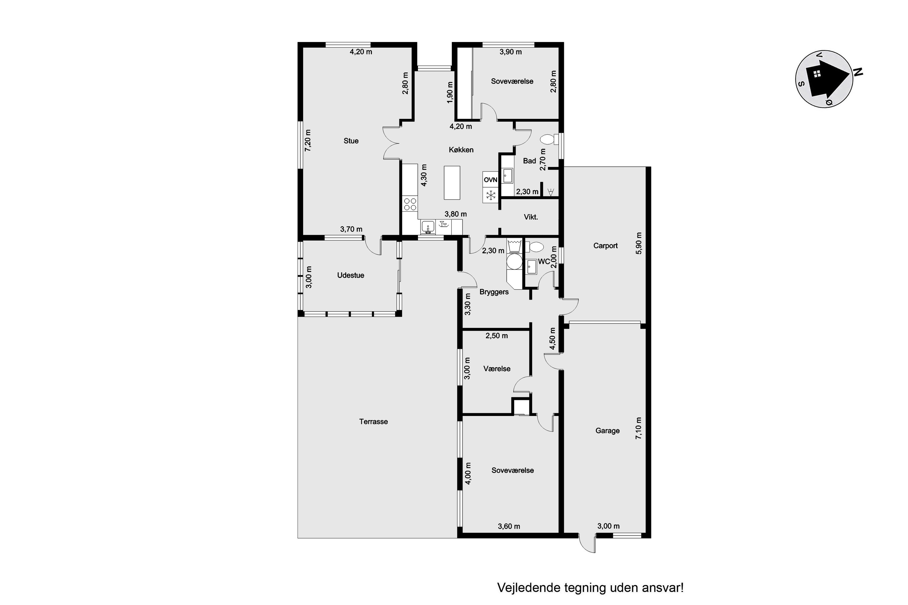 Plantegninger billede af Stenshøj 3, 6950 Ringkøbing
