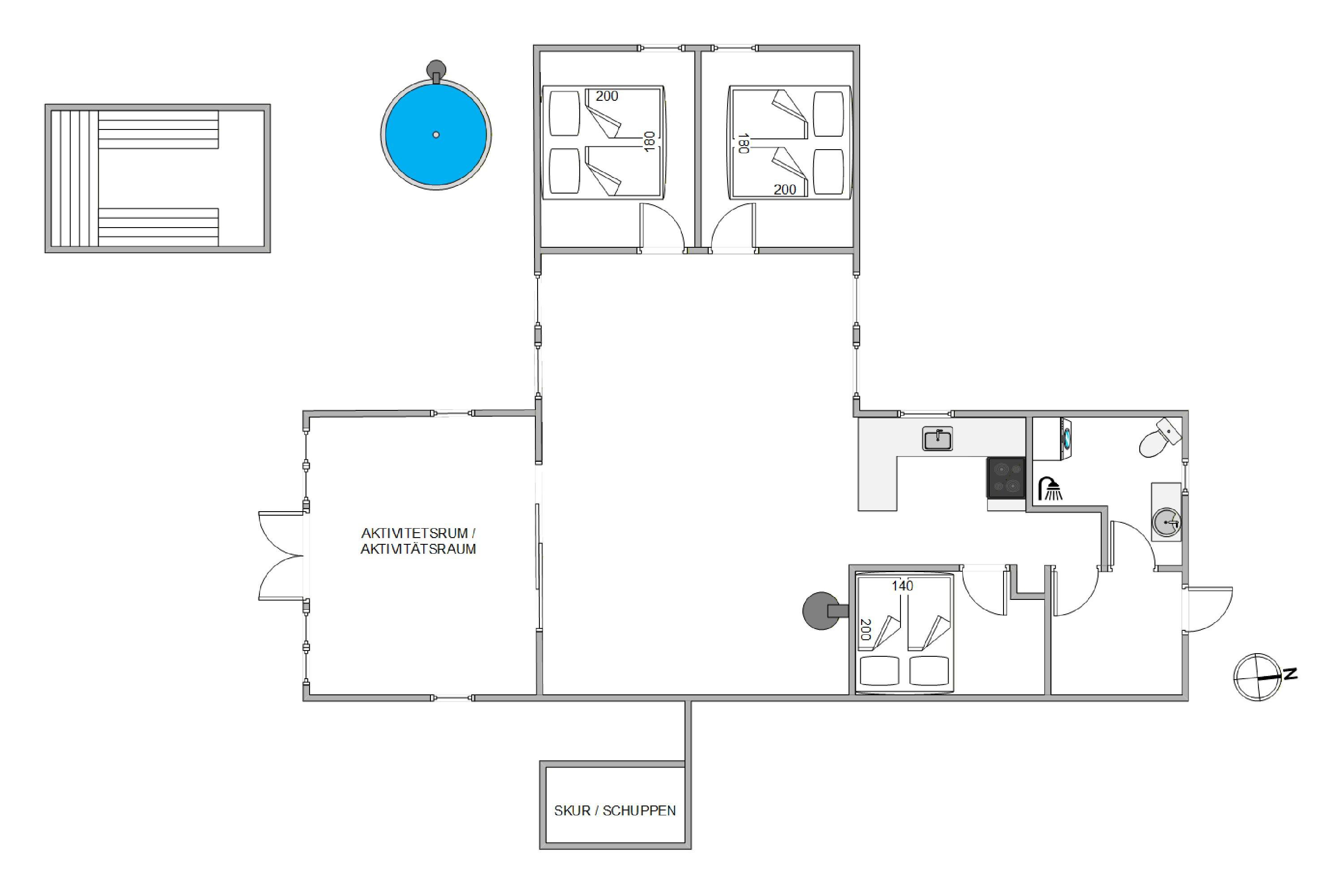 Plantegninger billede af Vestklitvej 40, Klegod, 6950 Ringkøbing