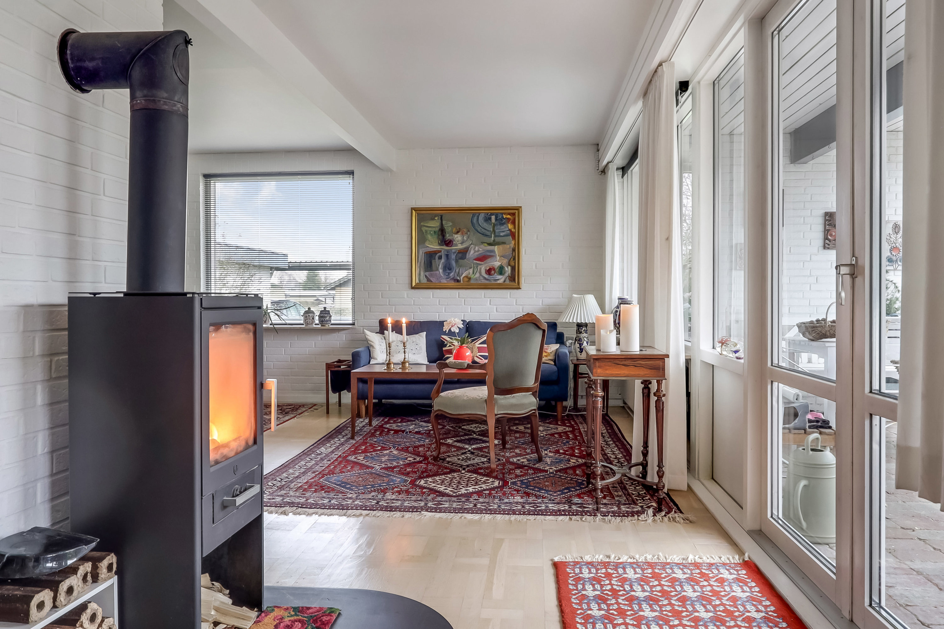 Fremhævet stue billede i fuldskærmstilstand. Billede af P A Wedels Vej 5, 5881 Skårup Fyn