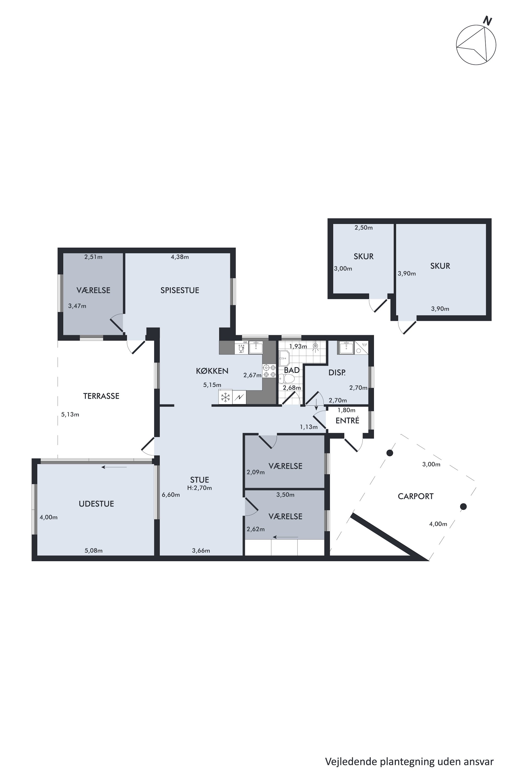Plantegninger billede af Blåhøjvej 8, 2770 Kastrup