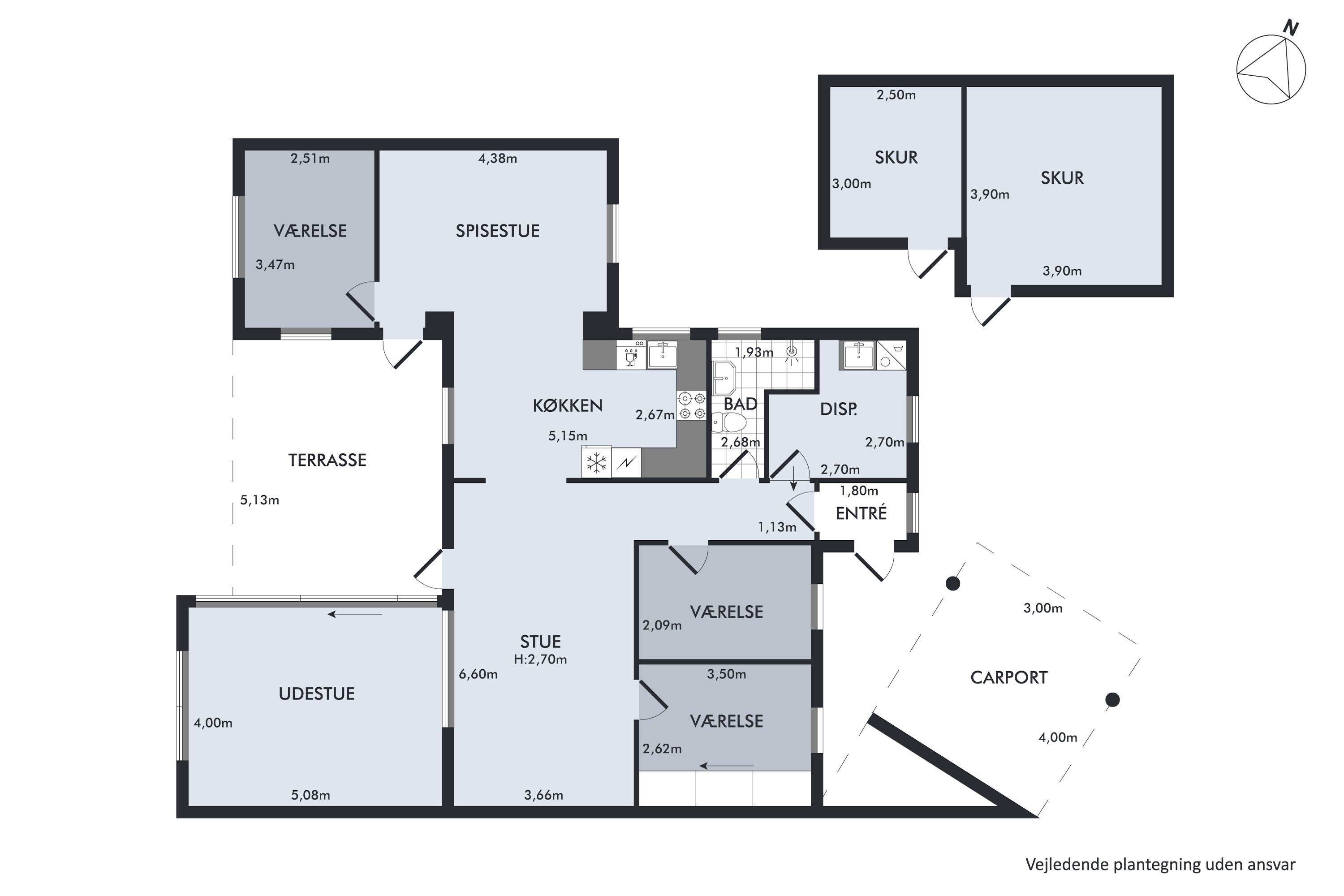 Plantegninger billede af Blåhøjvej 8, 2770 Kastrup