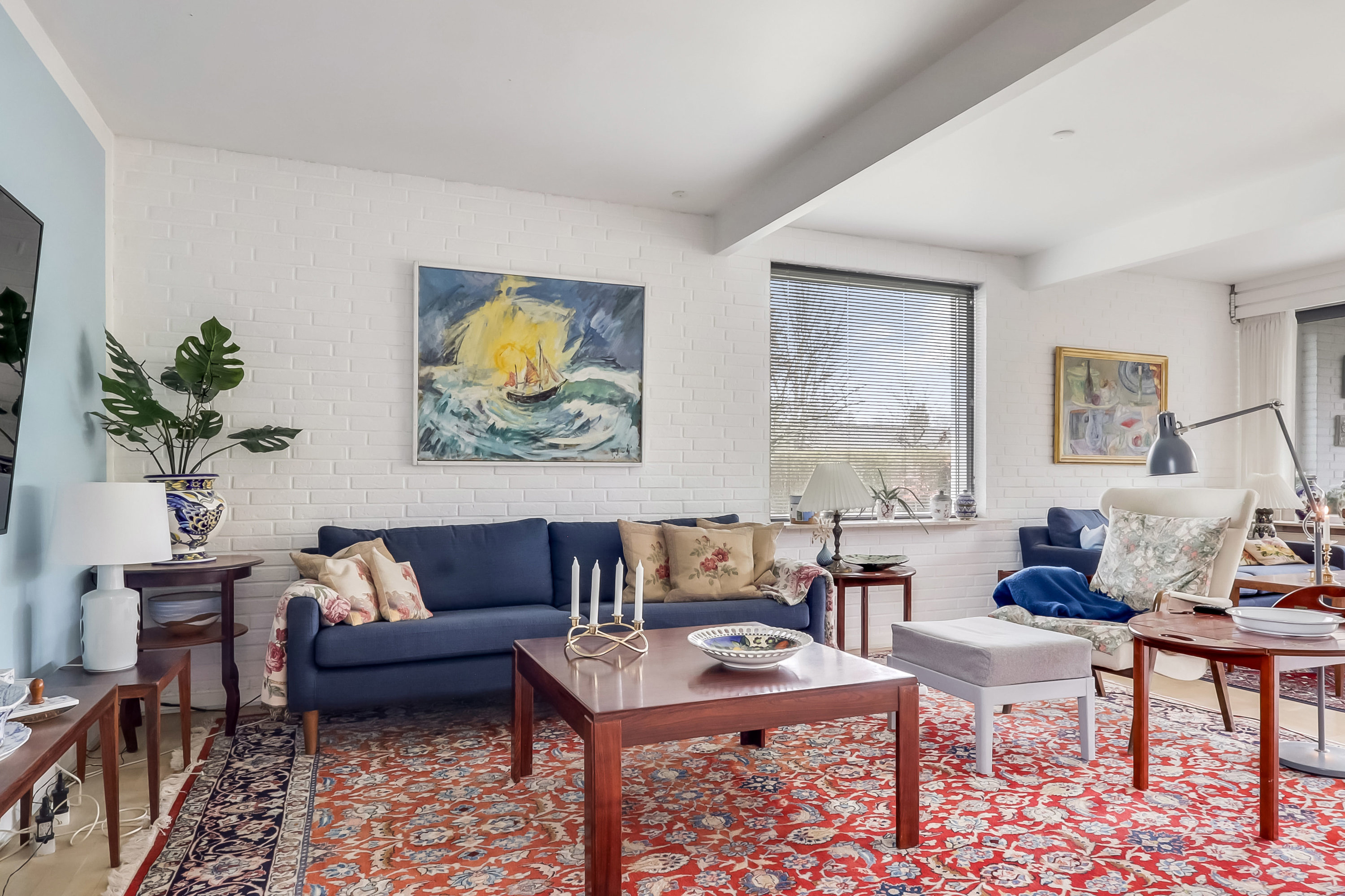 Fremhævet stue billede i fuldskærmstilstand. Billede af P A Wedels Vej 5, 5881 Skårup Fyn