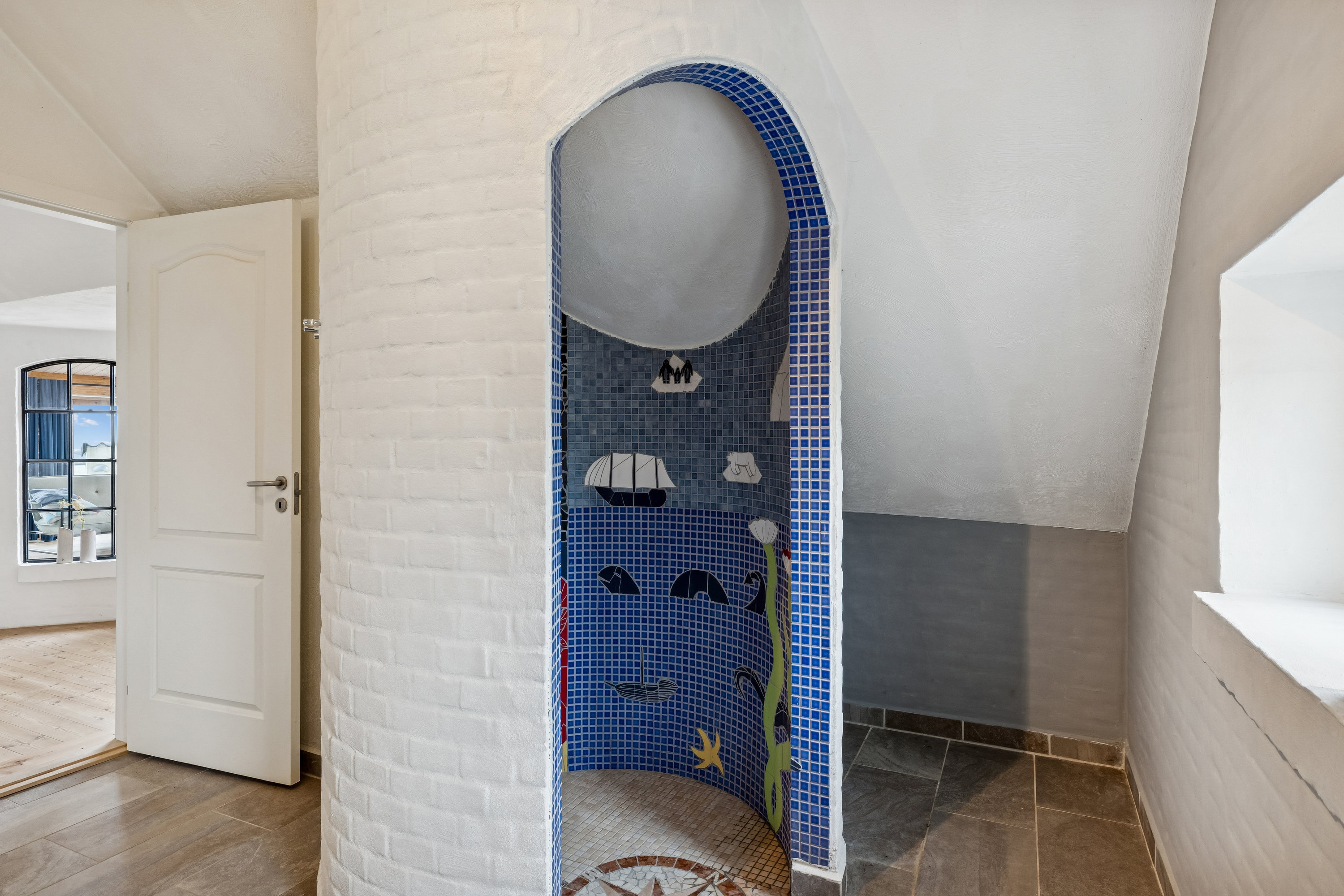 Fremhævet badeværelse billede i fuldskærmstilstand. Billede af Snurom 3, 6300 Gråsten