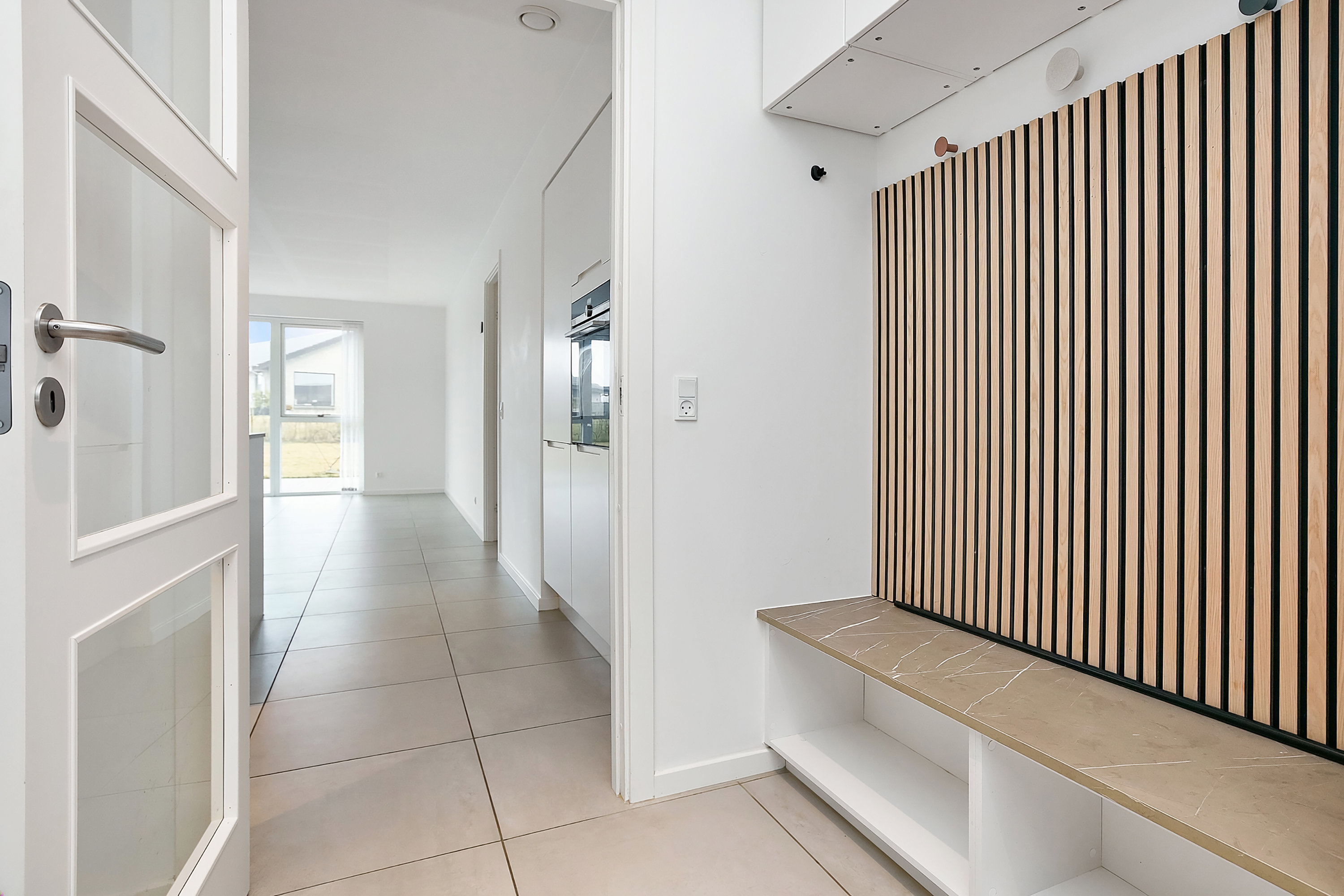 Fremhævet entre billede i fuldskærmstilstand. Billede af Druehylden 21, Østerhåb, 8700 Horsens