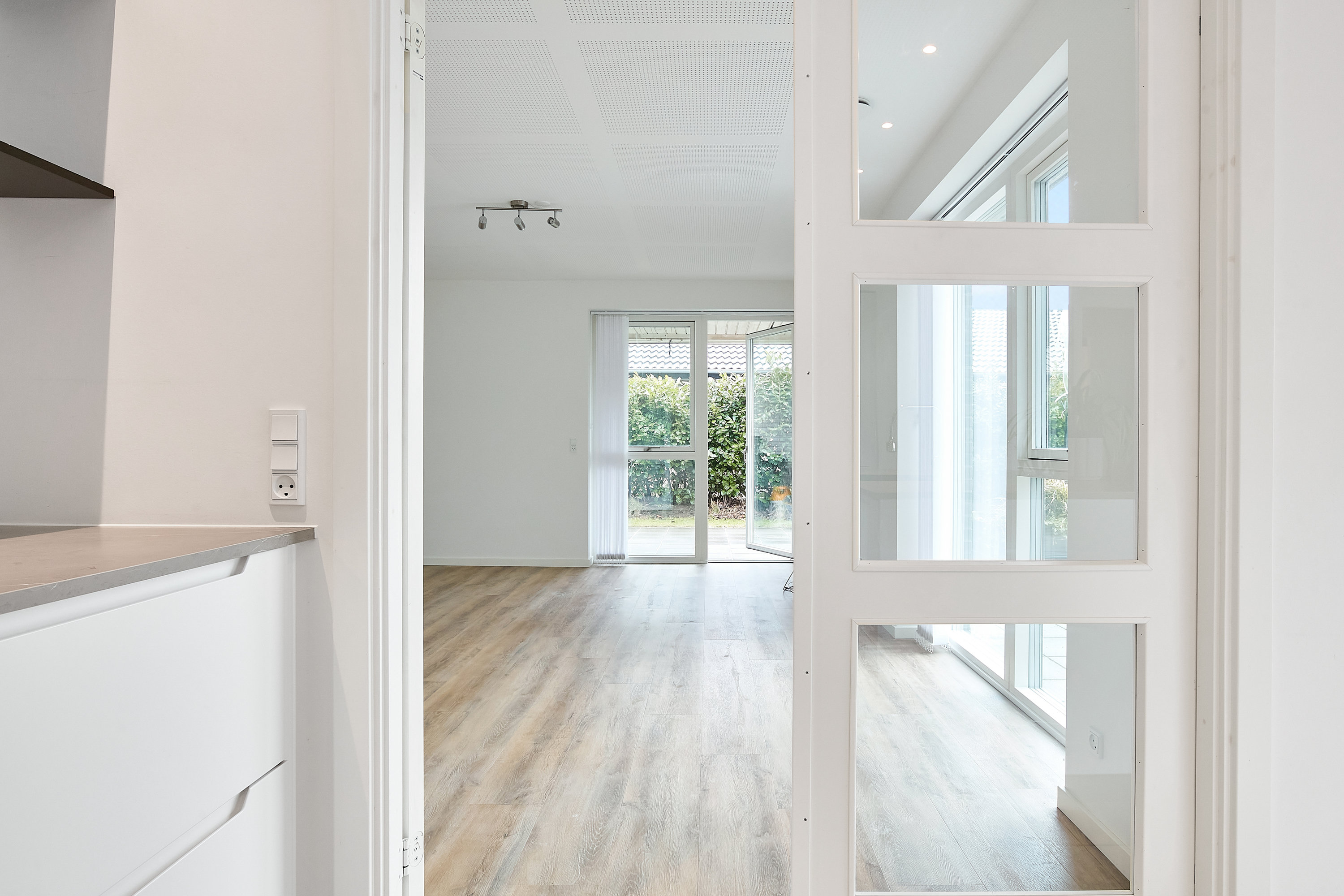 Fremhævet stue billede i fuldskærmstilstand. Billede af Druehylden 21, Østerhåb, 8700 Horsens