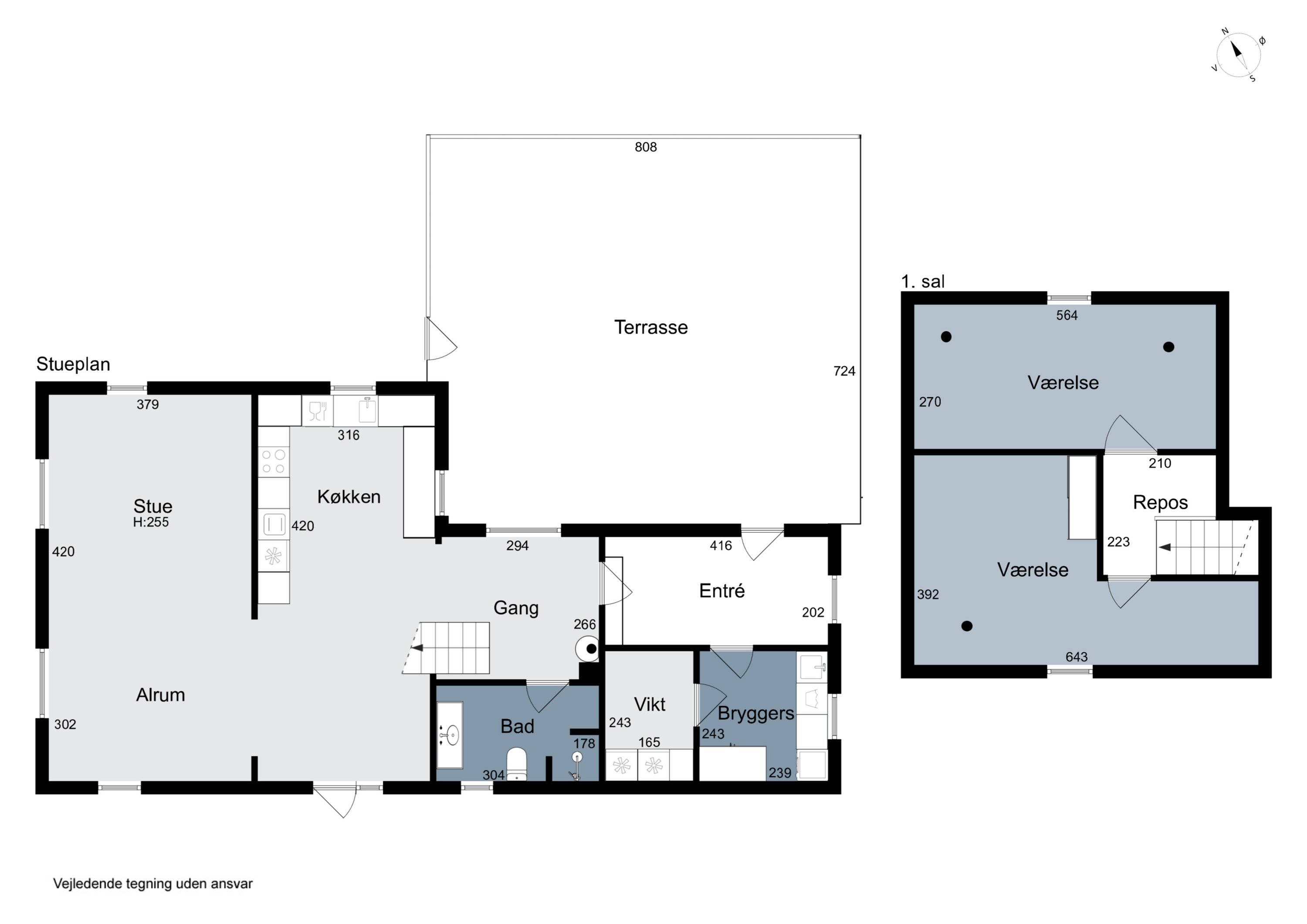 Plantegninger billede af Egelandvej 36, Starup, 6040 Egtved