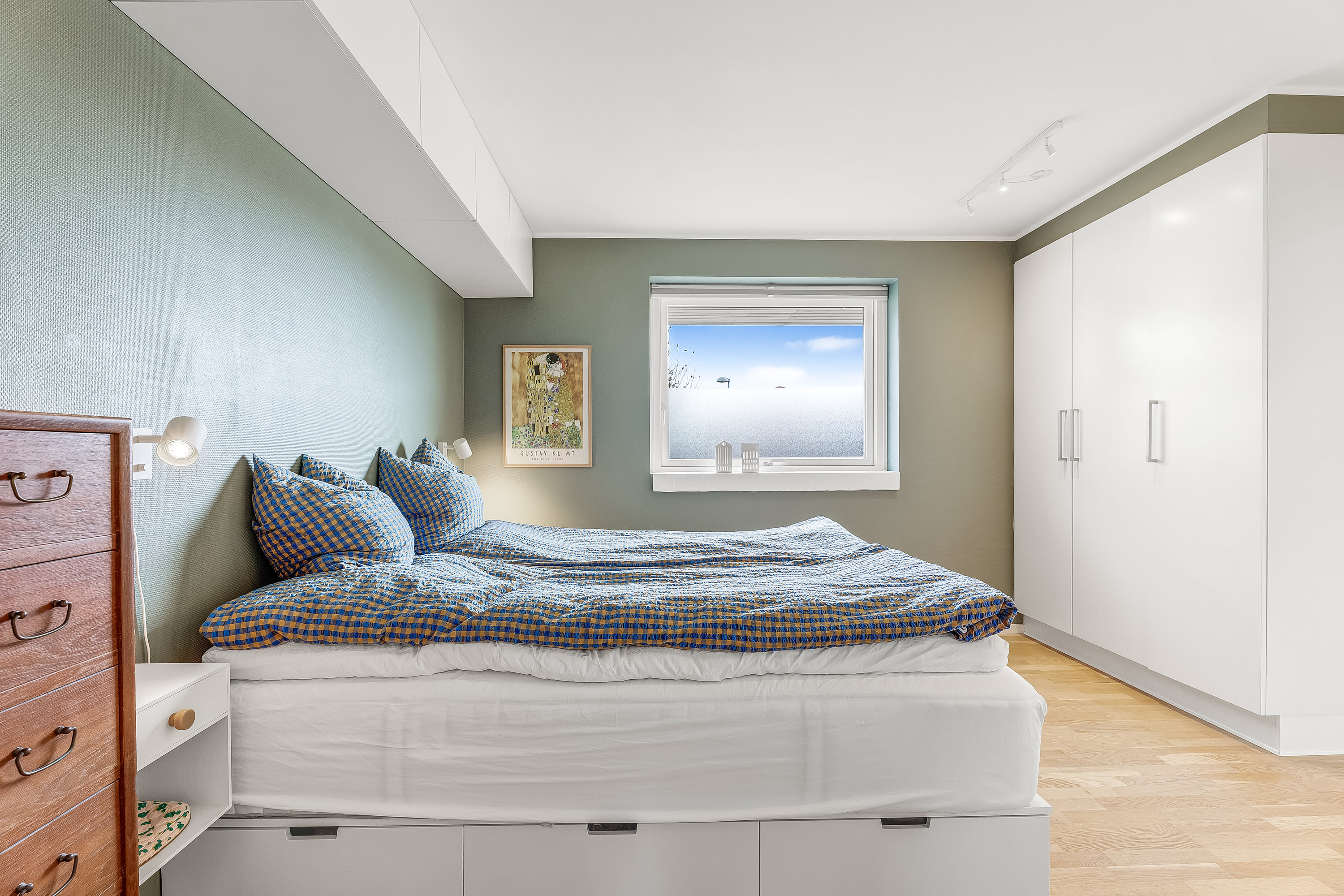 Fremhævet soveværelse billede i fuldskærmstilstand. Billede af Skovstjernevænget 18, Nordbyen, 4800 Nykøbing F