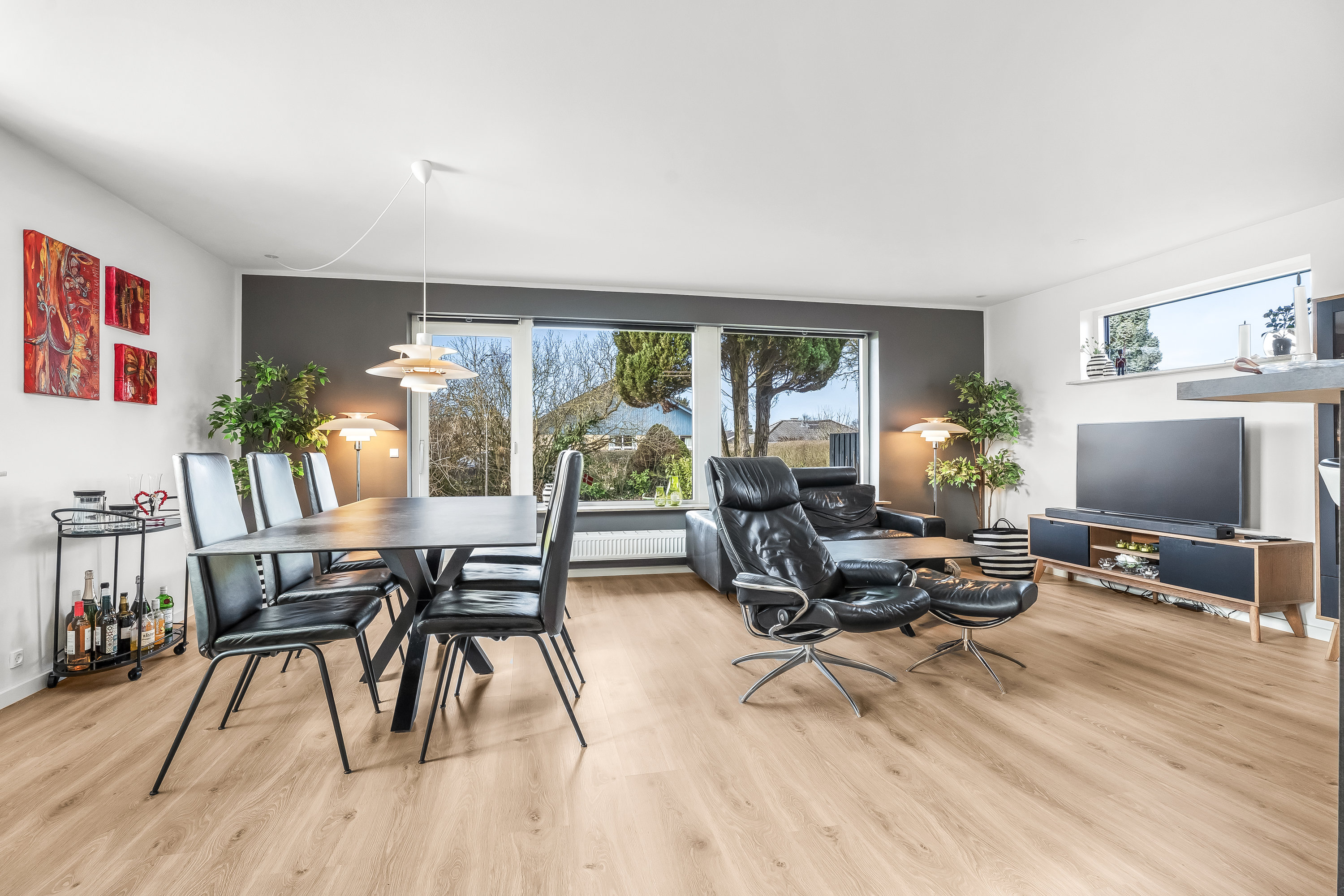 Fremhævet stue billede i fuldskærmstilstand. Billede af Vandværksvej 9, Bangsebro, 4800 Nykøbing F