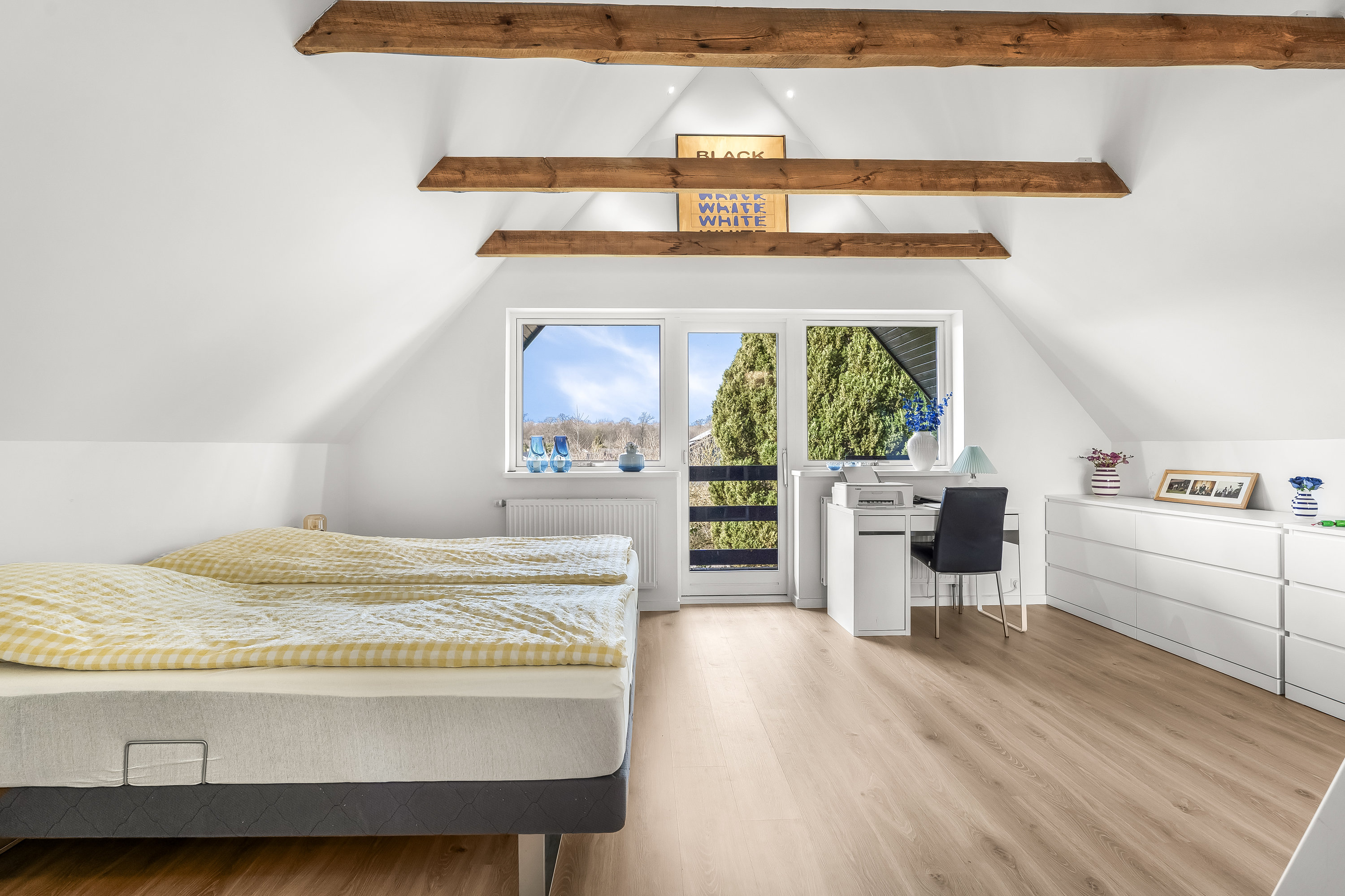 Fremhævet soveværelse billede i fuldskærmstilstand. Billede af Vandværksvej 9, Bangsebro, 4800 Nykøbing F