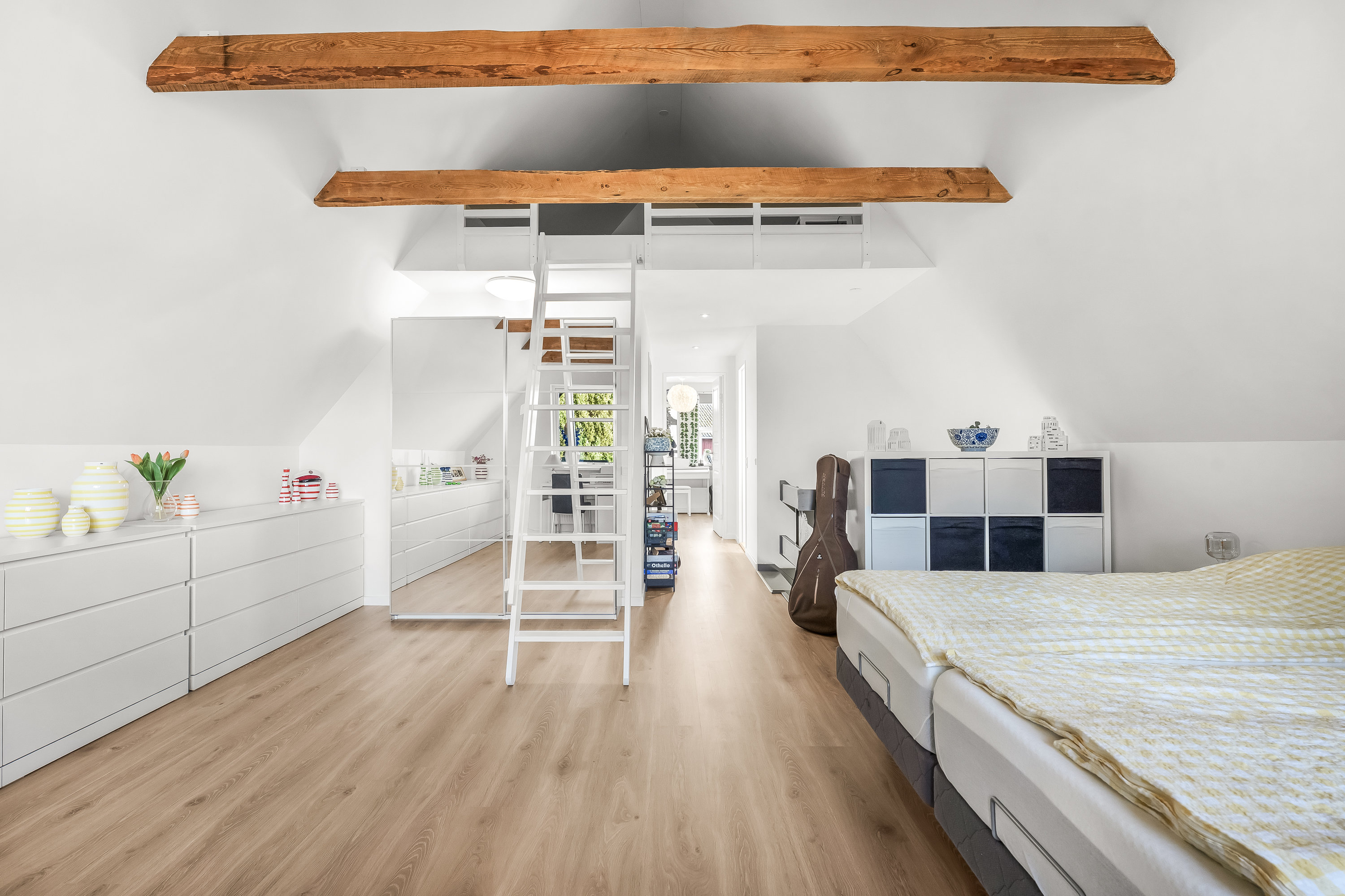 Fremhævet soveværelse billede i fuldskærmstilstand. Billede af Vandværksvej 9, Bangsebro, 4800 Nykøbing F