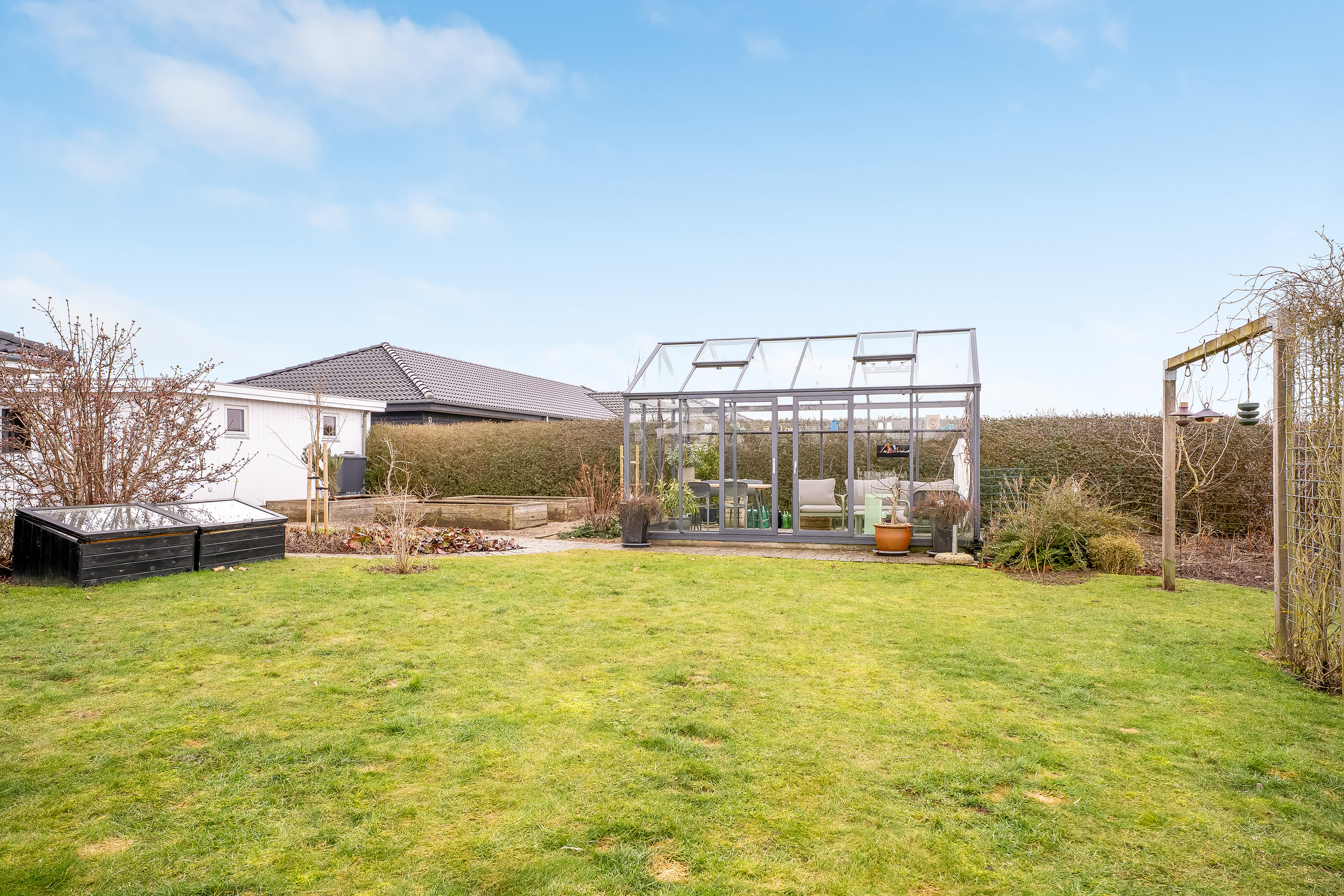 Fremhævet have billede i fuldskærmstilstand. Billede af Skovstjernevænget 18, Nordbyen, 4800 Nykøbing F