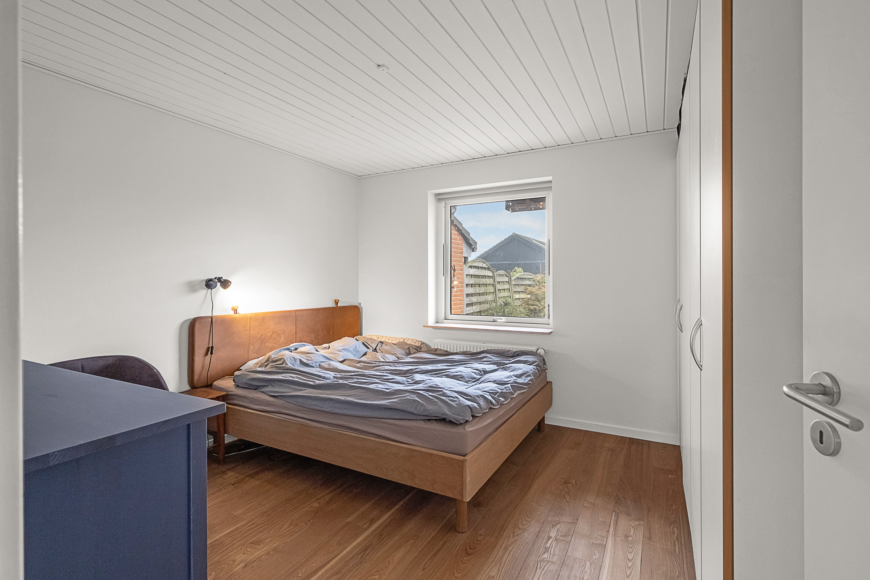 Fremhævet soveværelse billede i fuldskærmstilstand. Billede af Hjortshøj Stationsvej 28A, 8530 Hjortshøj