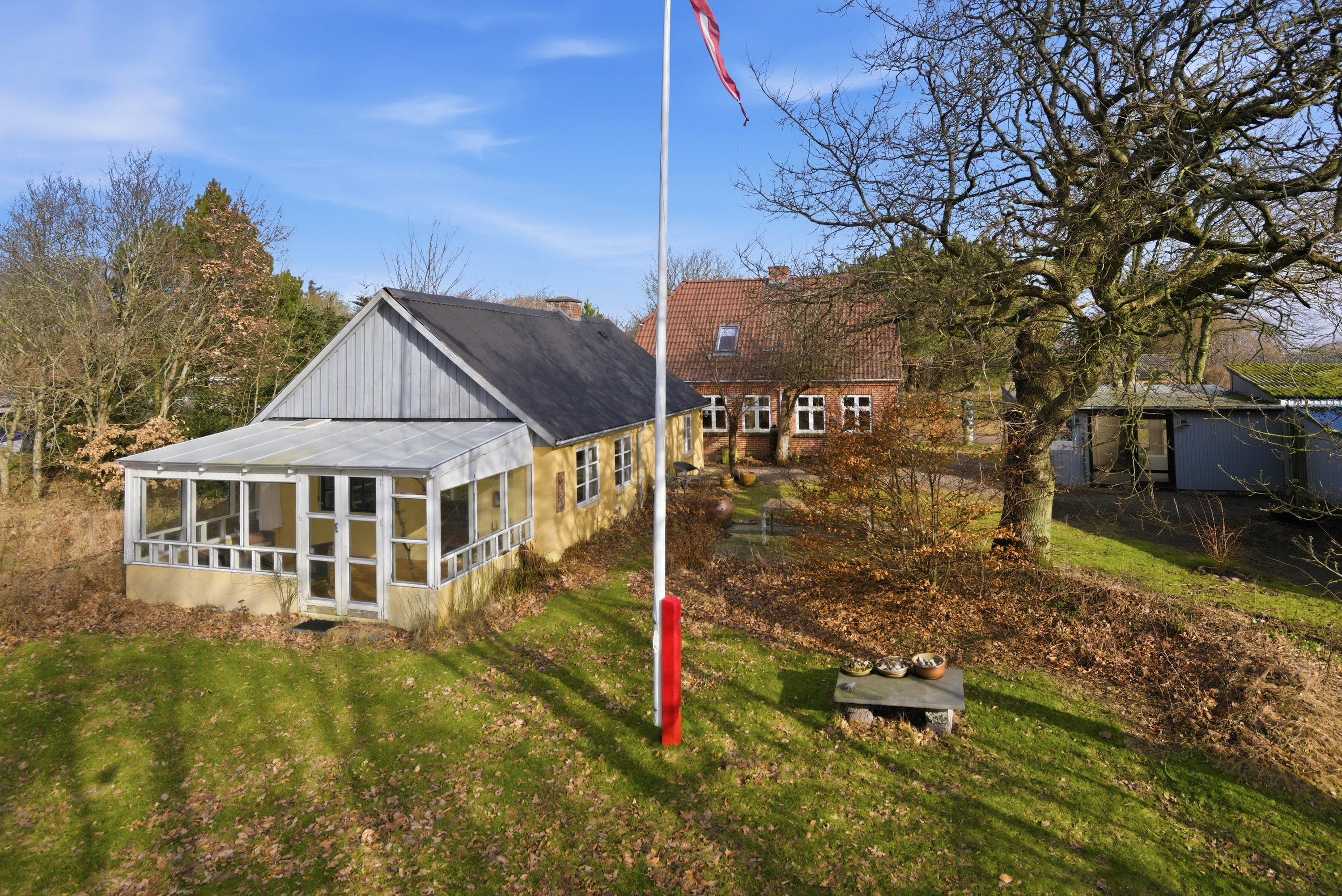 Miniaturebillede 1: ejendommen. Billede af Sognegårdsvej 1, Husby, 6990 Ulfborg