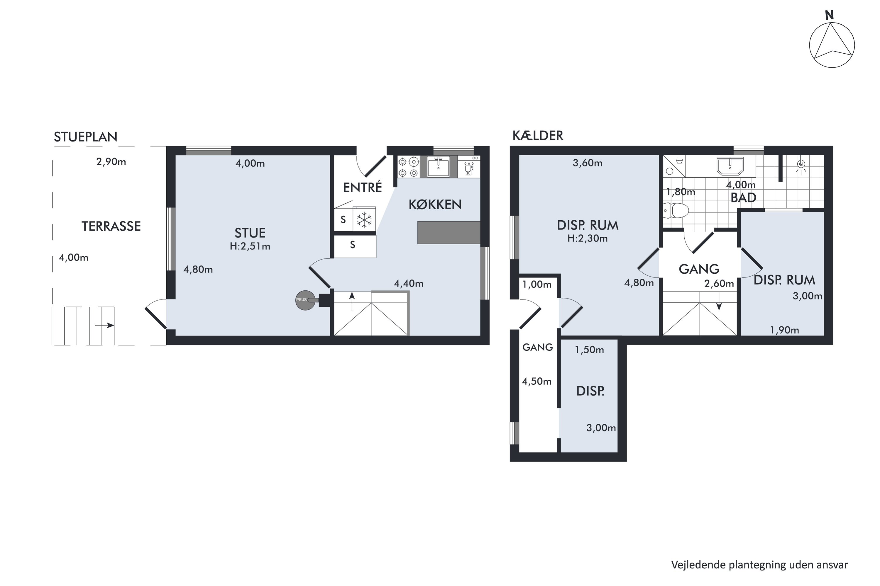 Plantegninger billede af Bagsværdvej 95, 2800 Kongens Lyngby