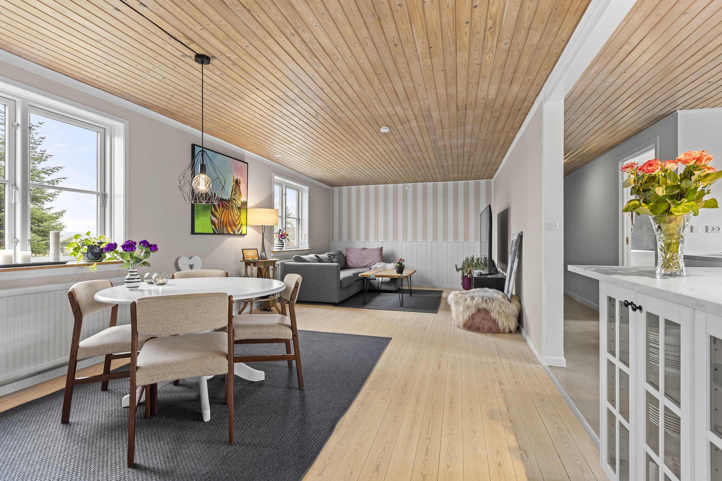 Fremhævet stue billede i fuldskærmstilstand. Billede af Tranemosevej 133, 4400 Kalundborg