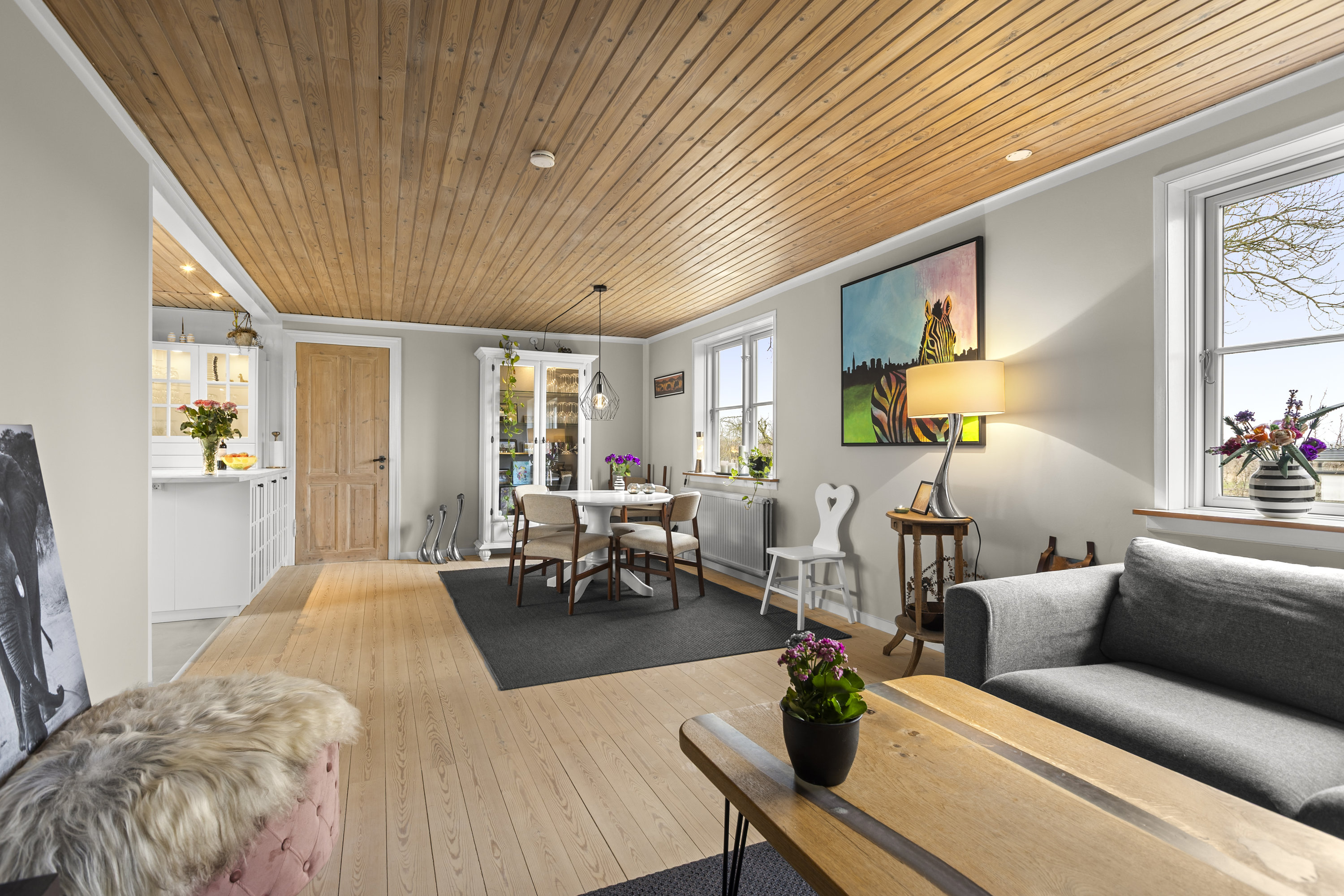 Fremhævet stue billede i fuldskærmstilstand. Billede af Tranemosevej 133, 4400 Kalundborg