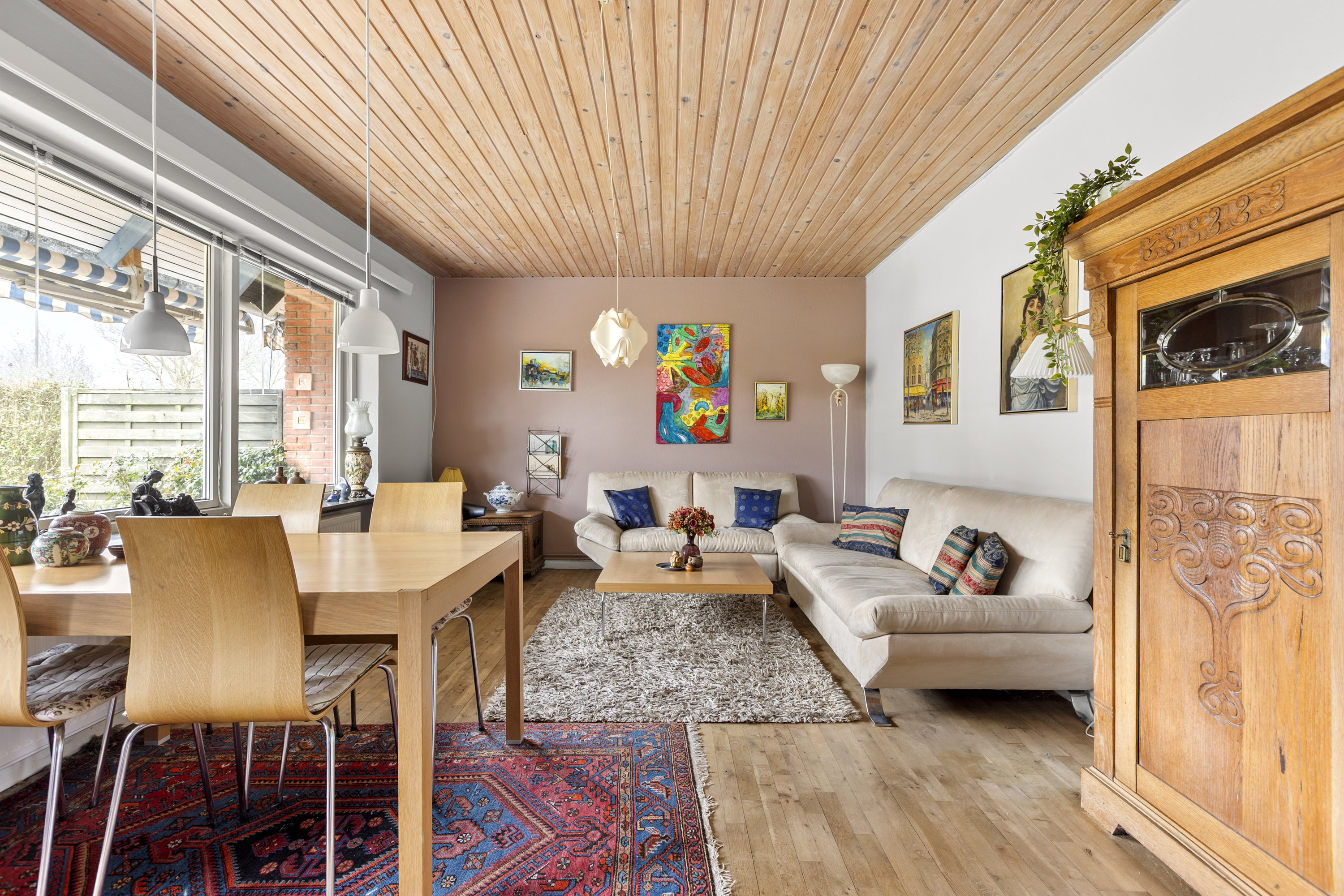 Fremhævet stue billede i fuldskærmstilstand. Billede af Brydes Alle 29, 4200 Slagelse