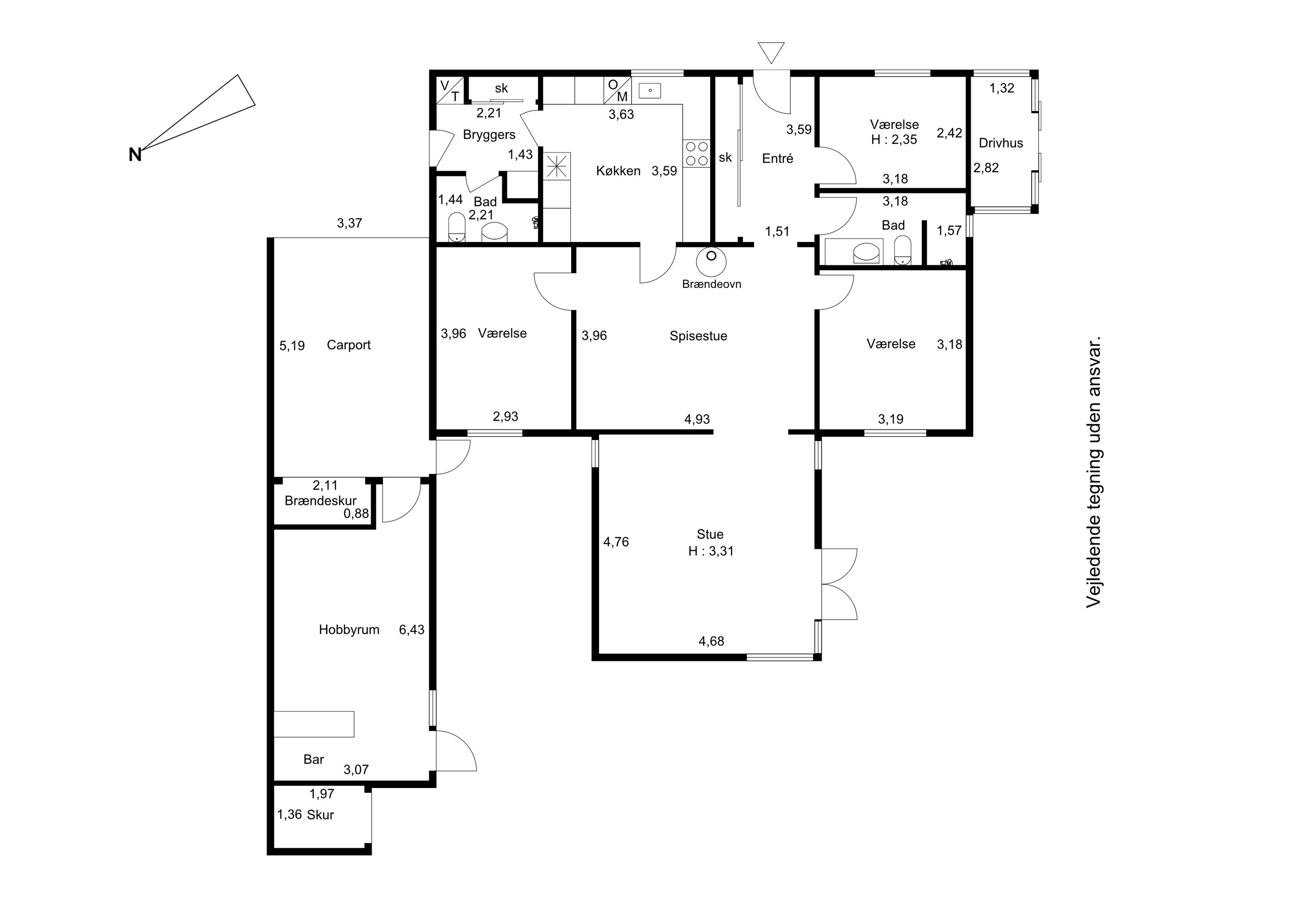Plantegninger billede af Gåsebanken 19, 4681 Herfølge