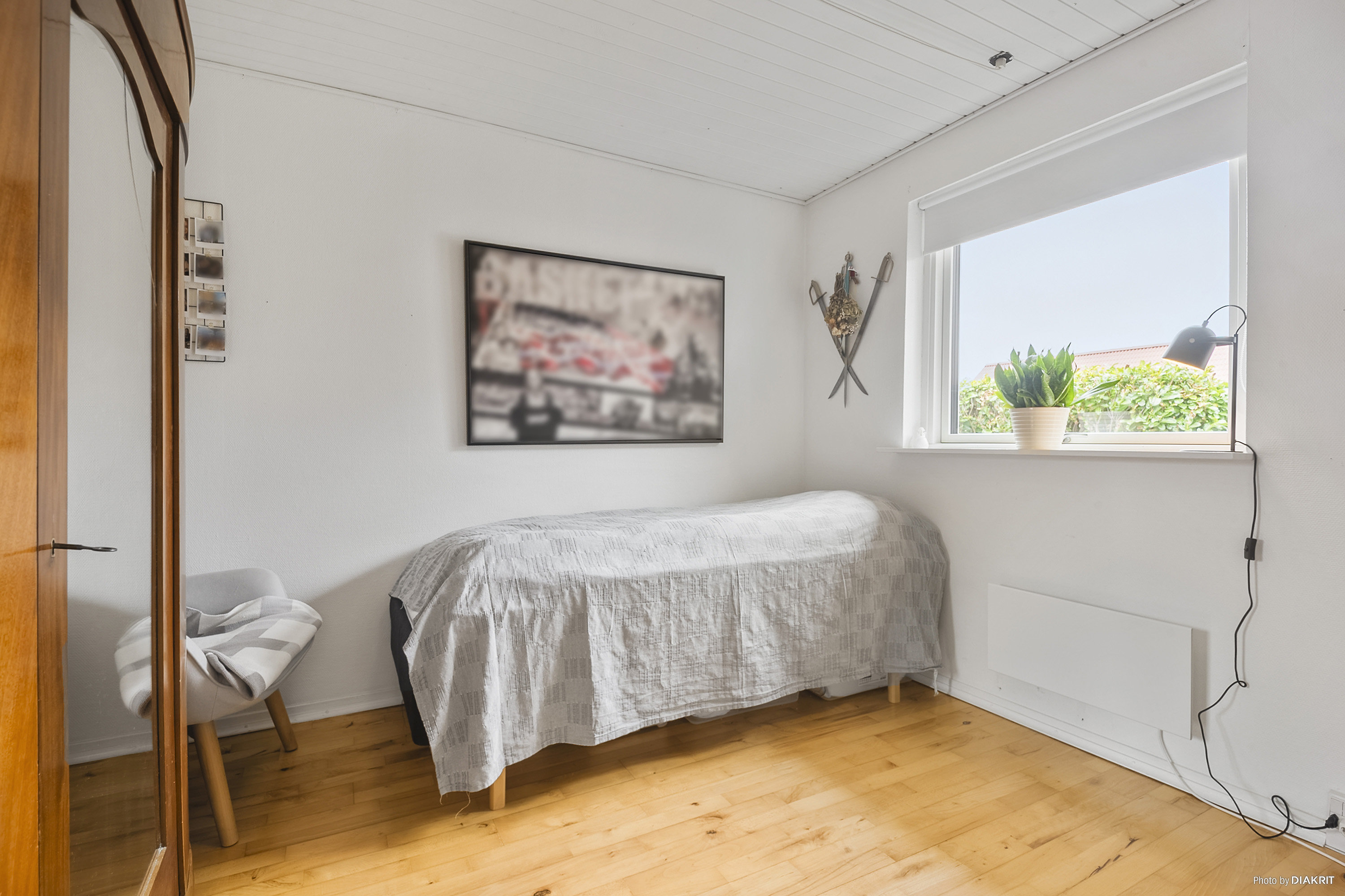 Fremhævet soveværelse billede i fuldskærmstilstand. Billede af Gåsebanken 19, 4681 Herfølge