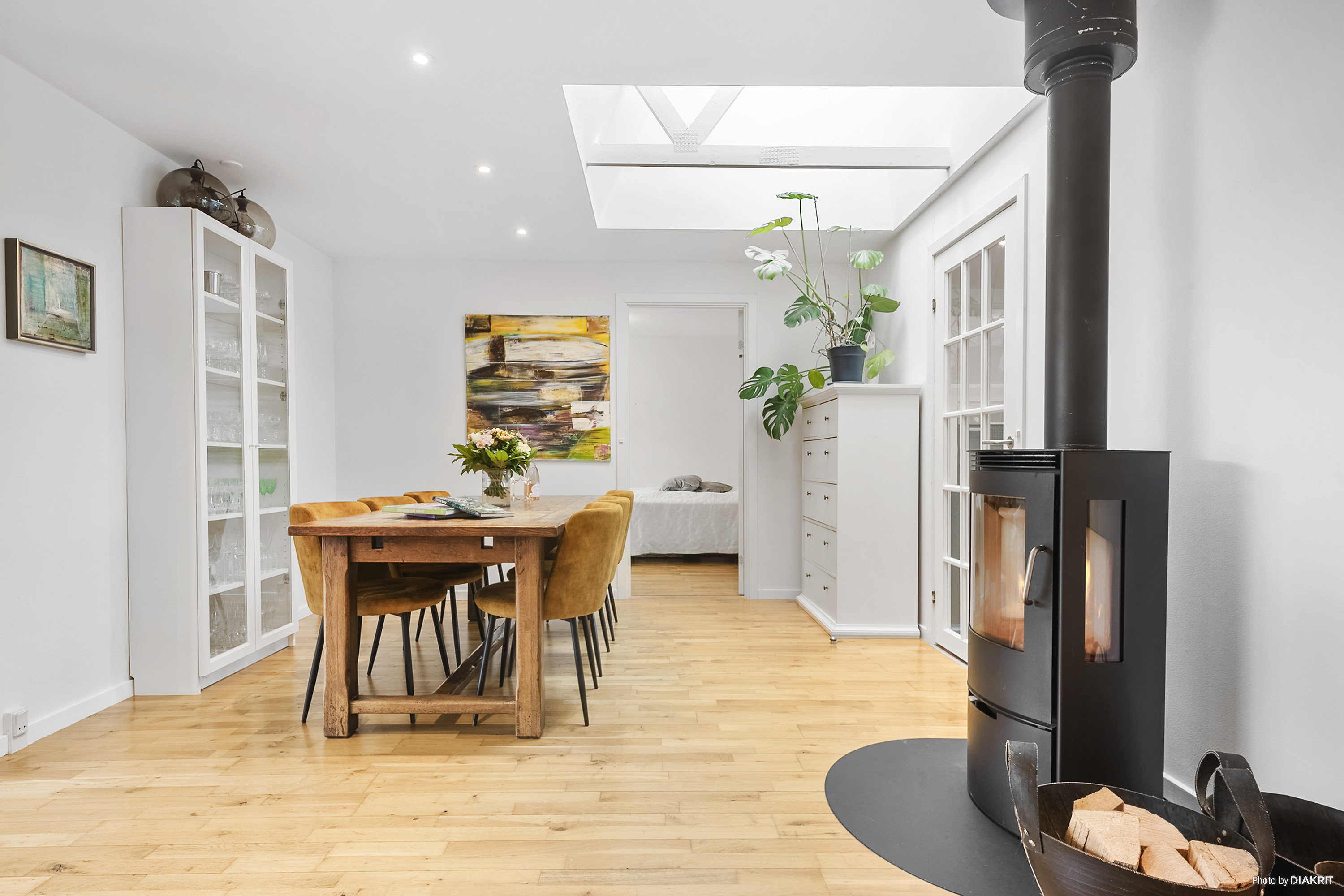 Fremhævet spisestue billede i fuldskærmstilstand. Billede af Gåsebanken 19, 4681 Herfølge