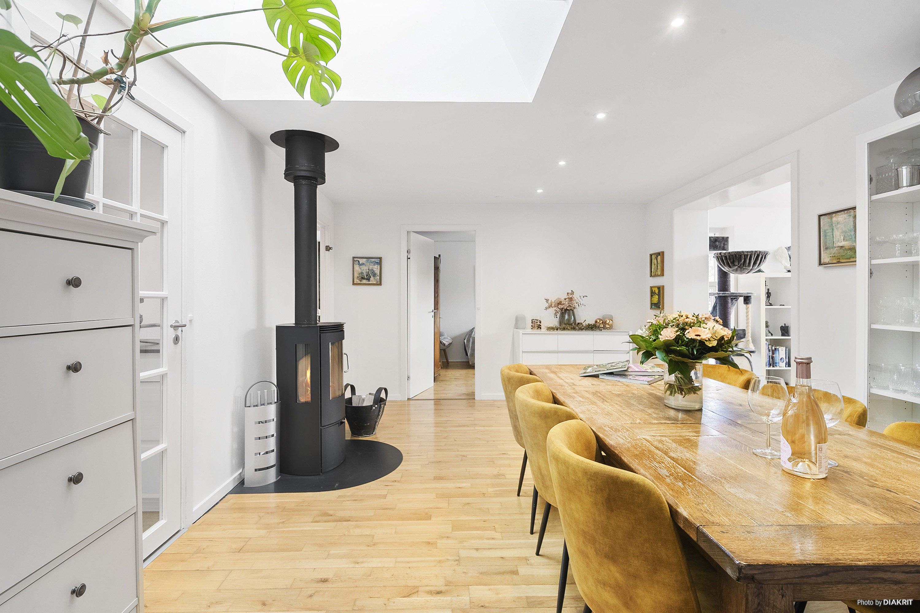 Fremhævet spisestue billede i fuldskærmstilstand. Billede af Gåsebanken 19, 4681 Herfølge