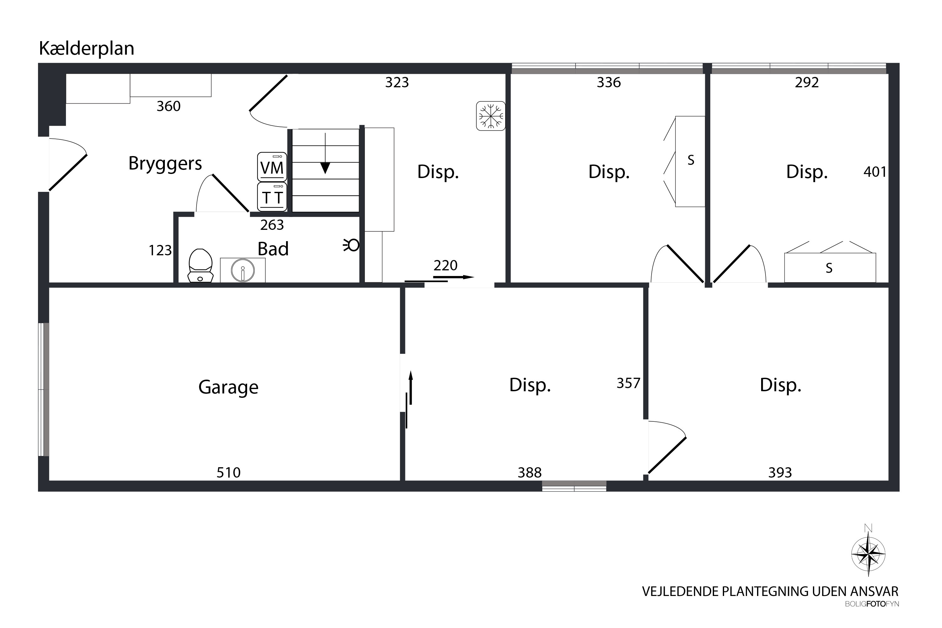 Plantegninger billede af Mølleløkken 34, 5300 Kerteminde